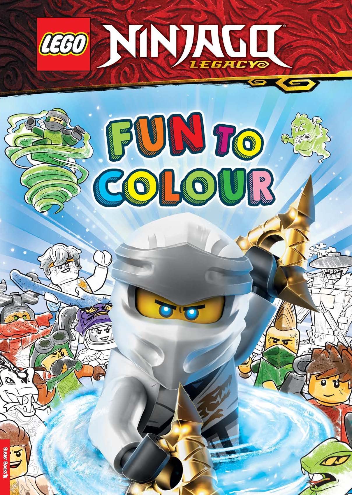 LEGO® NINJAGO® Coloring Book - Creative Fun for Kids | Perfect for Travel, Birthday Gifts & Rainy Day Activities