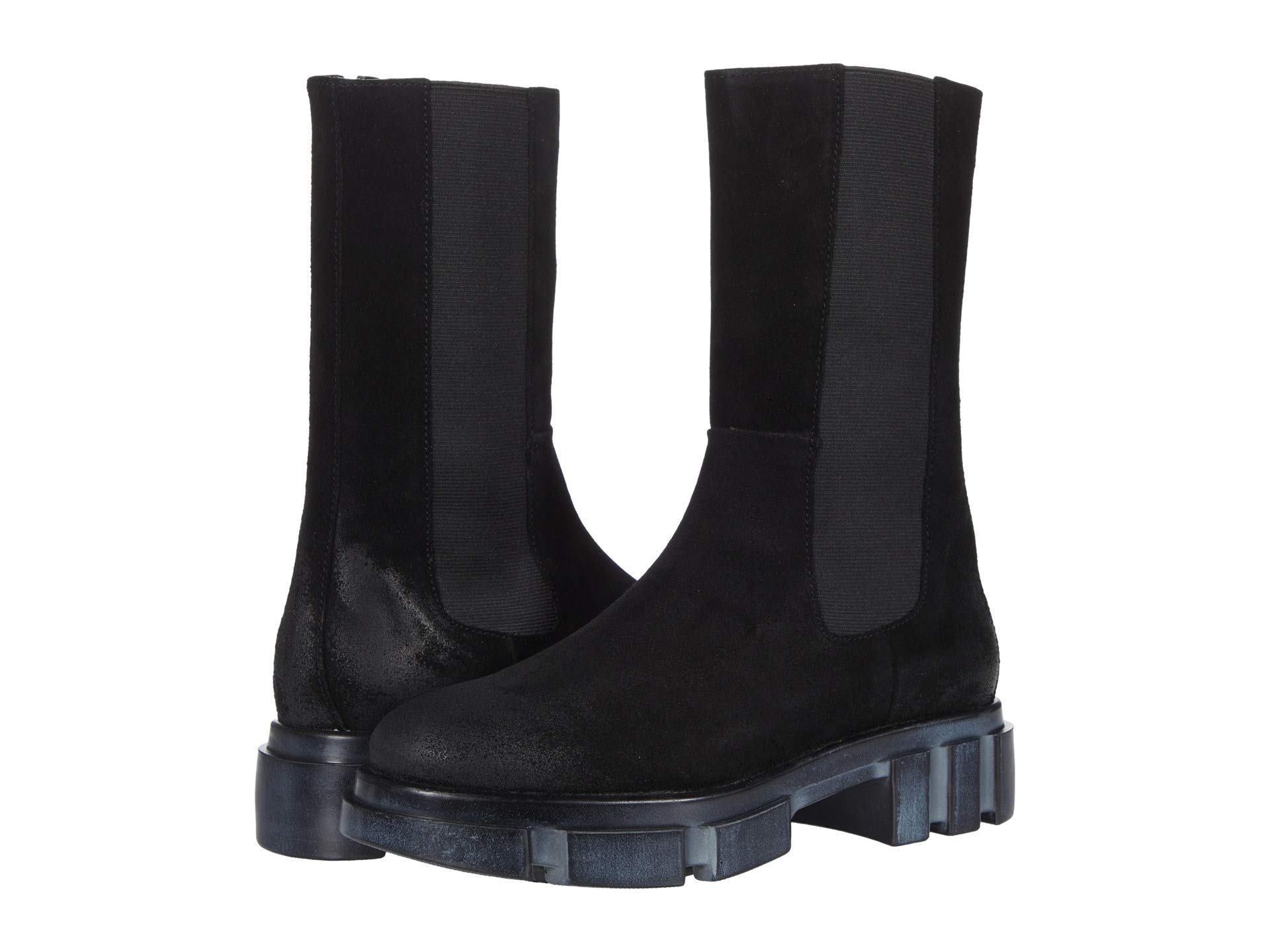 Free People Brooks Chelsea Boot - Women's Leather Ankle Boots with Side Zipper, Chunky Heel for Comfort & Style - Perfect for Fall, Winter & Casual Outfits