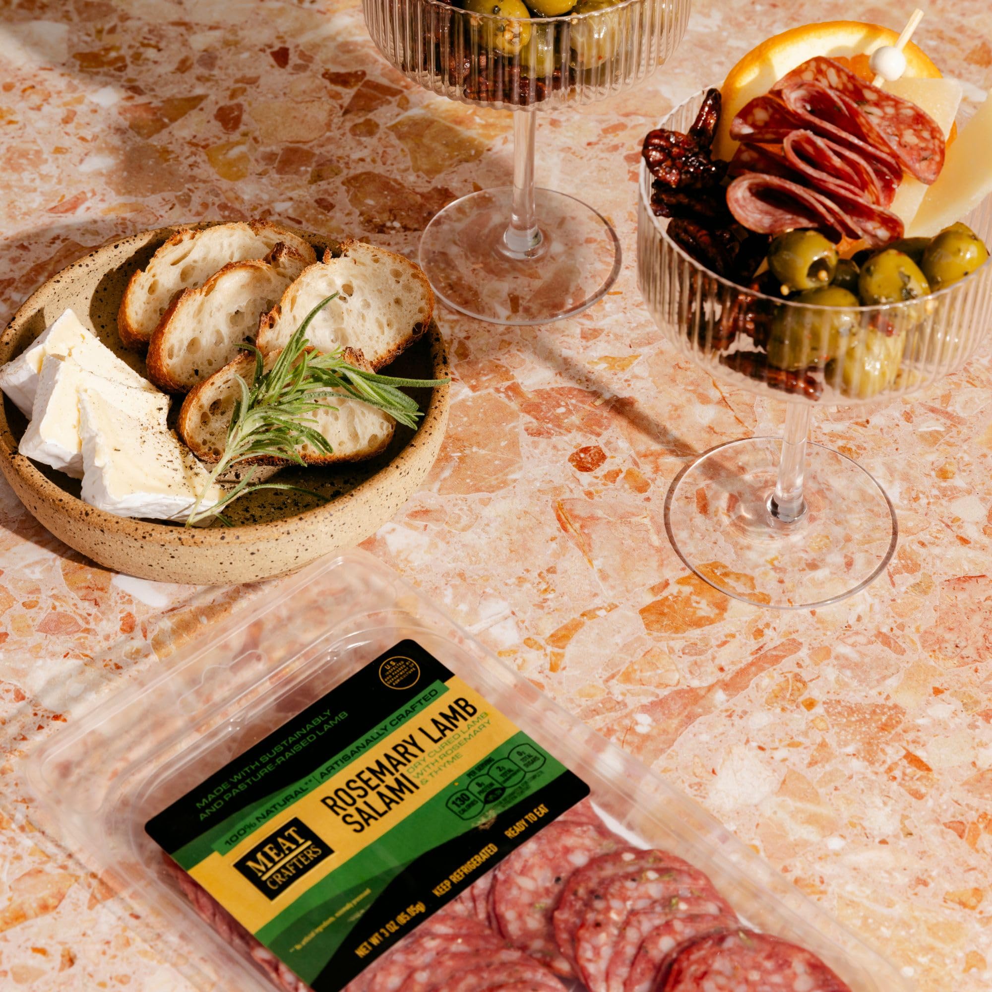 Meatcrafters The Oinkless Bundle - Premium All-Natural Sausage & Charcuterie Variety Box | Chicken & Lamb Sausage, Duck Prosciutto, Sliced Bresaola, Beef & Rosemary Lamb Salami | Antibiotic-Free, No Artificial Ingredients | Perfect for Charcuterie Boards, Gourmet Gifts & Dinner Parties (8 Items)