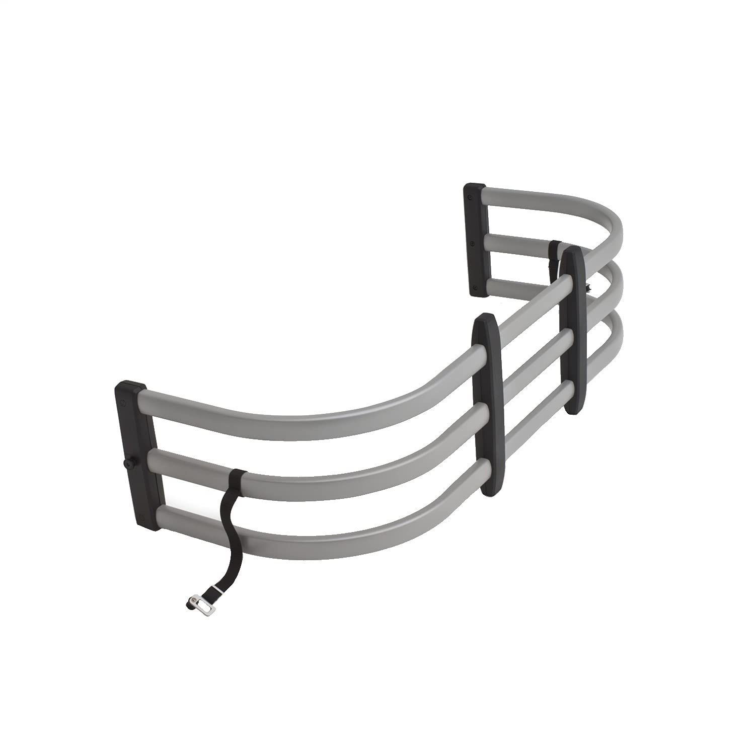 AMP Research 74813-00A Silver BedXTender HD Max Truck Bed Extender - Heavy Duty Large Truck Bed Extension for Pickup Trucks | Perfect for Hauling Lumber, ATVs & Outdoor Gear
