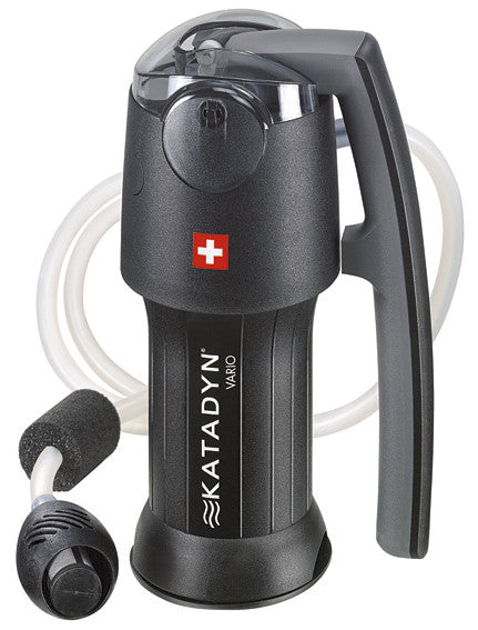 Katadyn Vario Water Filter - Portable Camping & Hiking Water Purification System for Outdoor Adventures, Emergency Preparedness, and Travel Safety