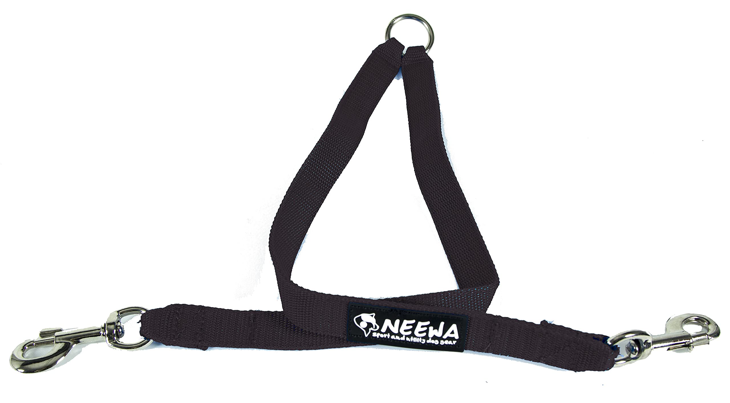 Neewa Dual Dog Leash Splitter - One-Size-Fits-All Black Hands-Free Dog Walking Accessory for Walking 2 Dogs Together - Perfect for Hiking, Jogging & Park Adventures