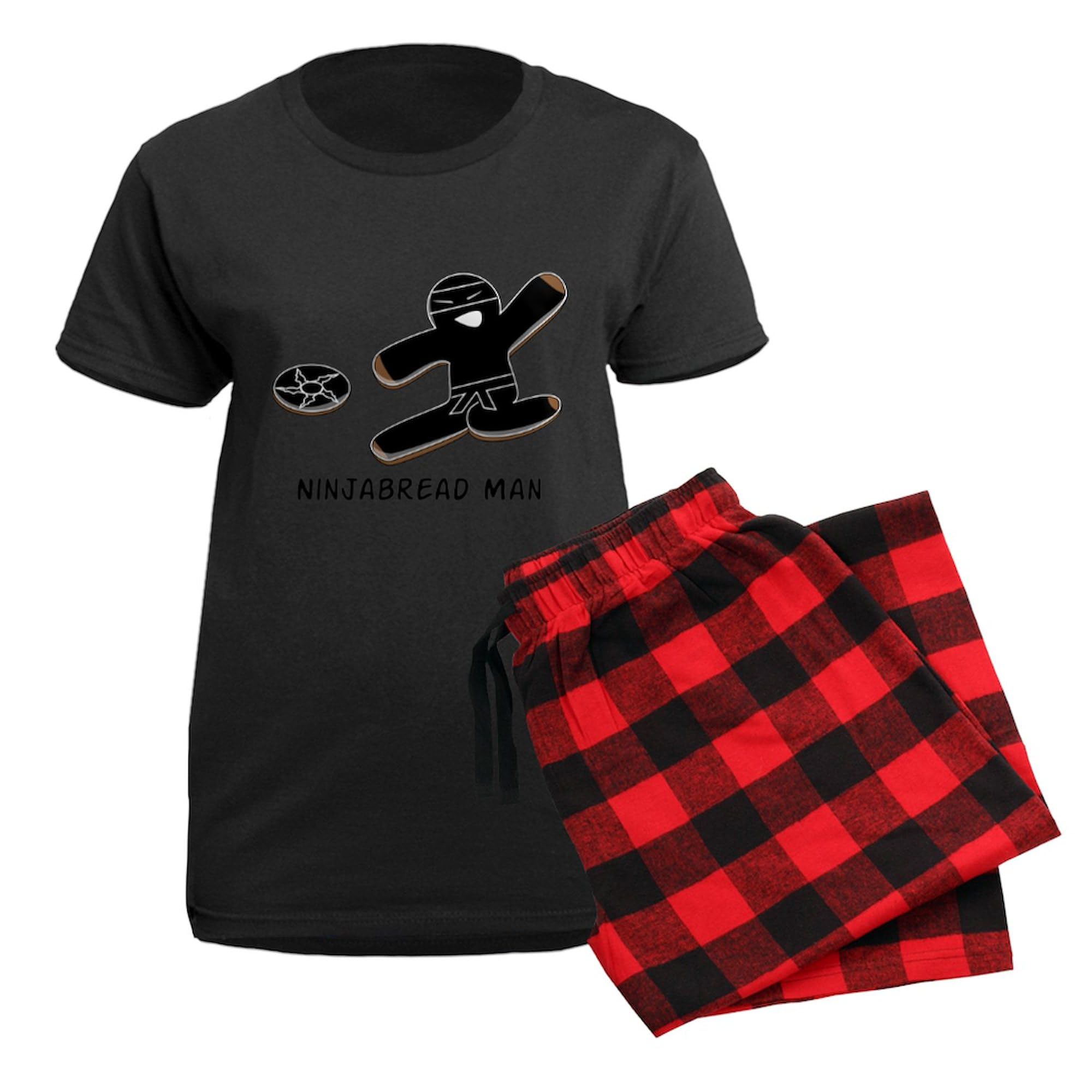 Ninjabread Man Pajamas for Women - Fun Novelty Sleepwear & Christmas PJs - Cozy Holiday Lounge Wear for Gifts & Festive Nights