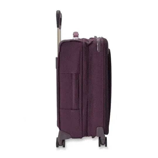 Briggs & Riley Baseline Essential Carry On Spinner Luggage - Lightweight Expandable Suitcase for Business Travel & Weekend Getaways | TSA Lock & Durable Polycarbonate Shell