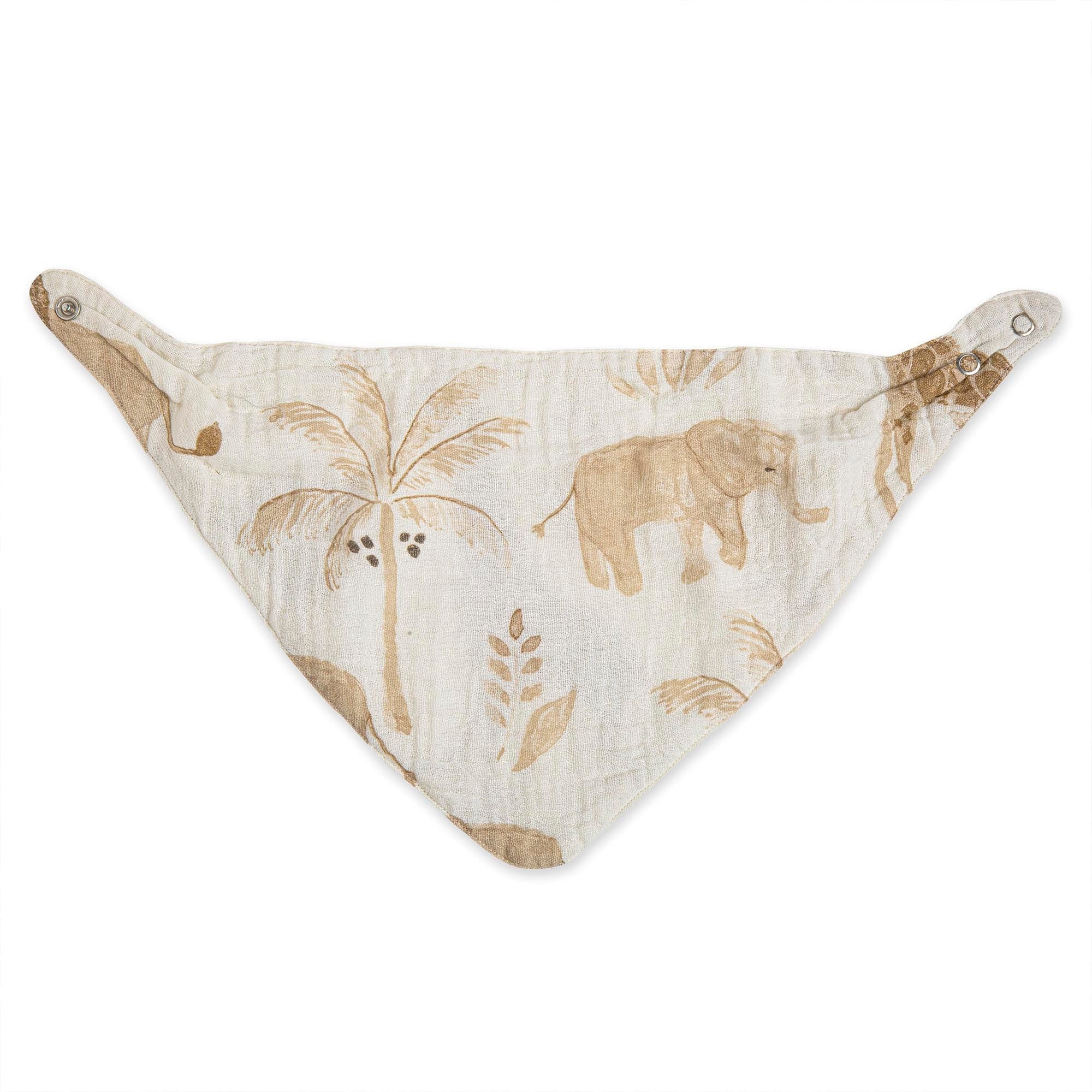 Crane Baby Kendi 3-Piece Muslin Bib Set - Soft Absorbent Drool Bibs for Newborns & Infants - Perfect for Feeding, Teething & Everyday Use