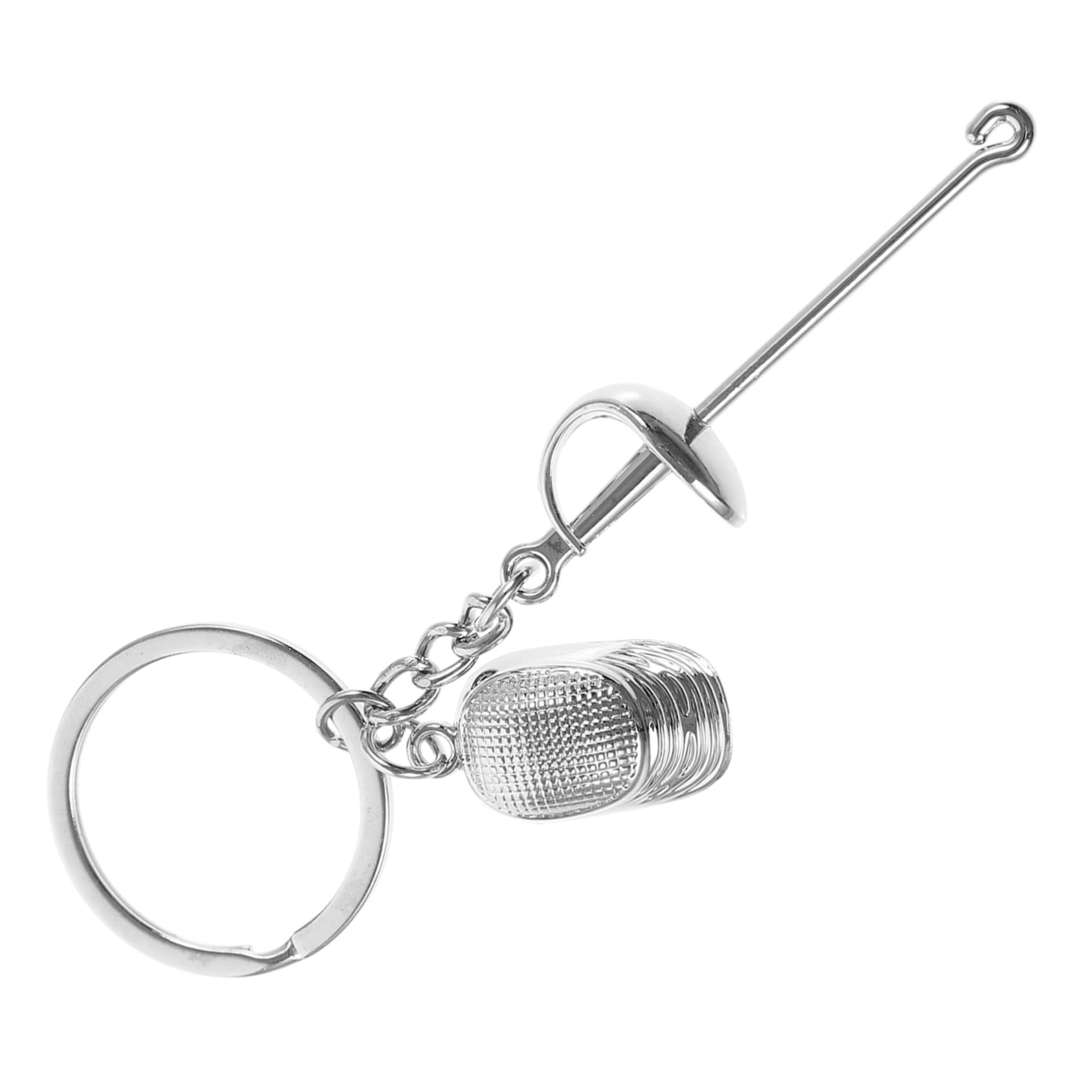 Balacoo Fencing Keychain - Metal Key Rings for Women - Sport Souvenir Gift