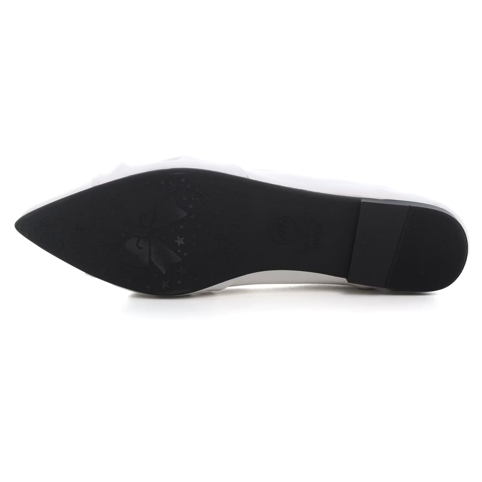 WENJIAZHIZHI Women's Ballet Flats - Comfortable Ruched Bow Pointed Toe Slip-On Loafers for Walking | Dressy Casual Shoes for Women | Perfect for Office, Dating & Daily Wear