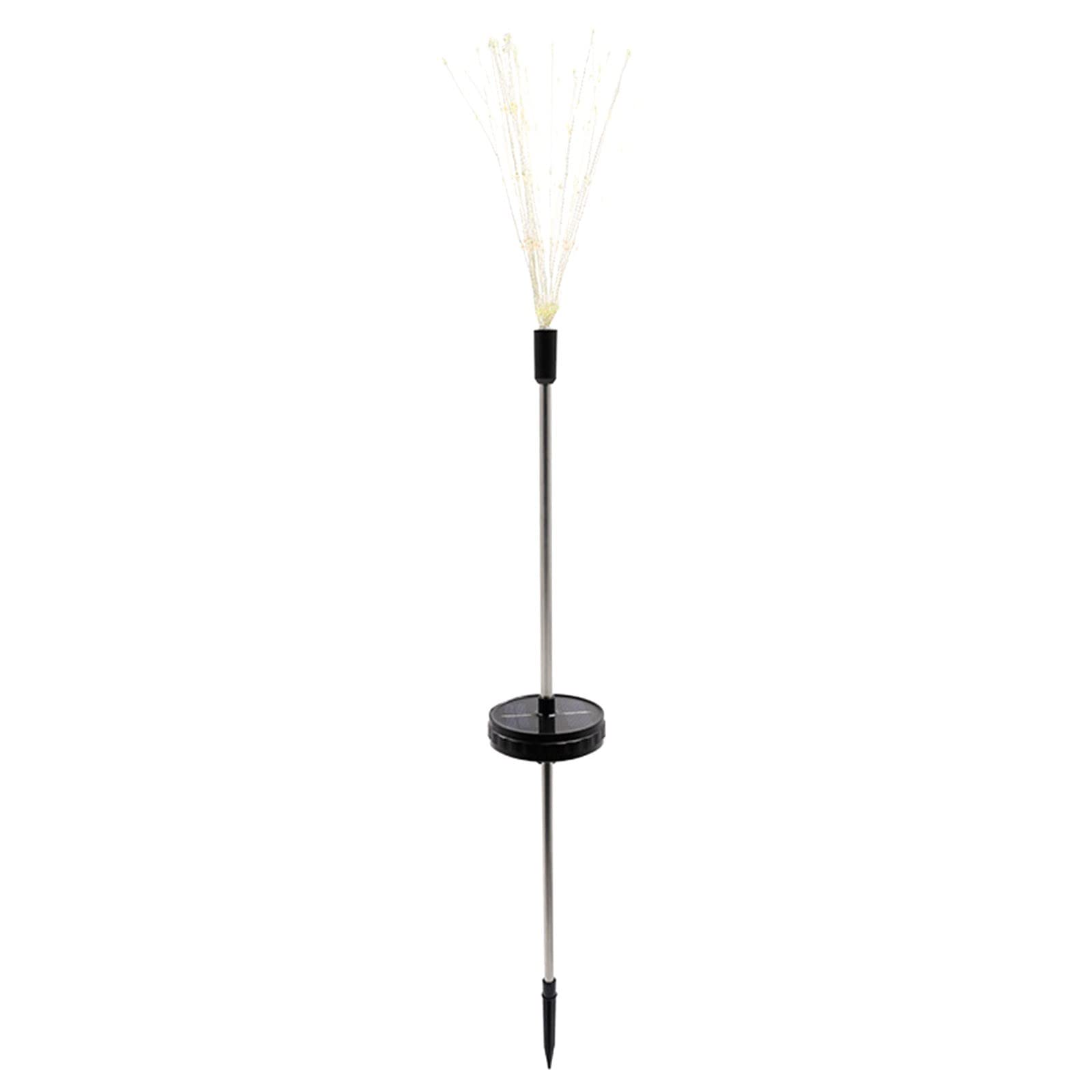 Solar Powered Decorative Lights - 2-in-1 LED Garden Lights with Firework & Warm Light Effects for Outdoor Landscape, Patio, Yard, Pathway - Weatherproof Solar Ground Lights (Individually Packaged) - Perfect for Backyard Parties, Wedding Decorations and Holiday Lighting