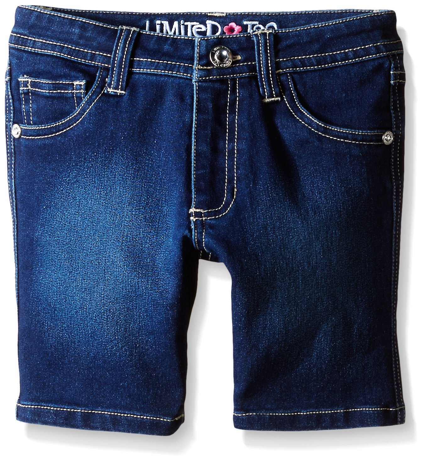 Limited Too Girls' Super Soft Denim Bermuda Shorts - Comfortable Stretch Denim Shorts for Teen Girls - Perfect for School, Summer Outfits & Casual Wear