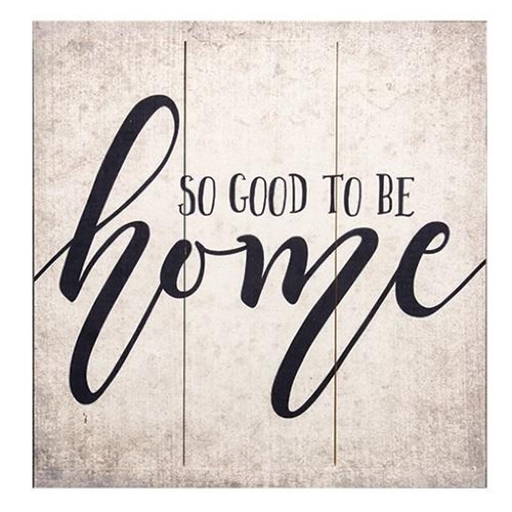 Good to be Home Sign - 16.75 Inch Rustic Wooden Wall Decor for Farmhouse, Living Room & Entryway - Perfect Housewarming Gift for New Homeowners
