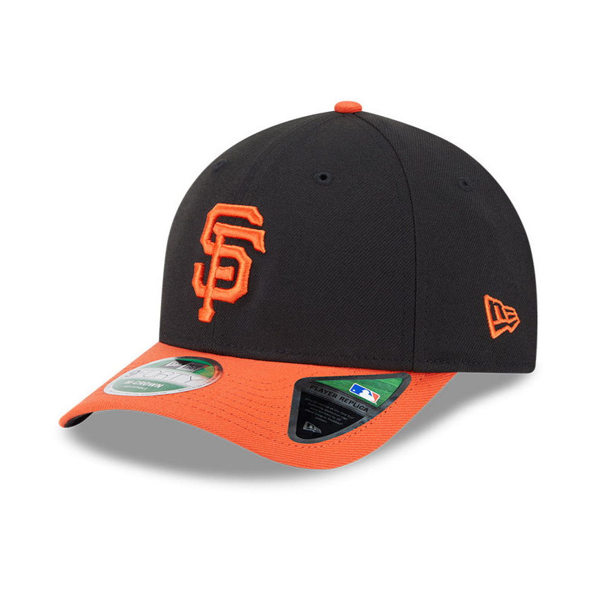 New Era 9Forty M Crown San Francisco Giants Snapback Adjustable Baseball Cap - Black & Orange - Perfect for Game Day, Fan Outfits & Streetwear Fashion