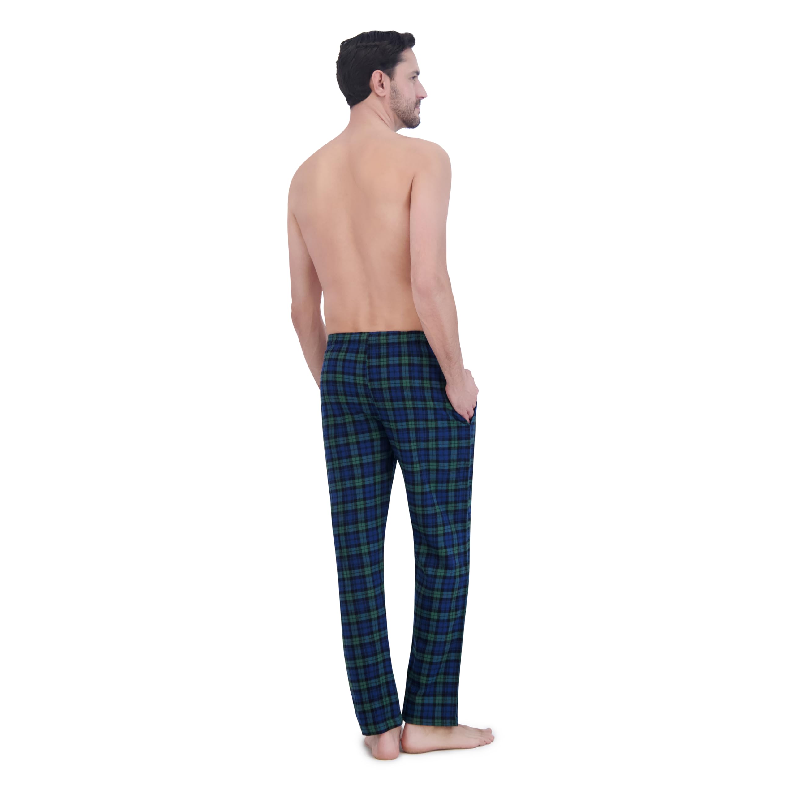 Hanes Ultimate Men's Flannel Pants - Soft & Comfortable Lounge Pants for Relaxing at Home, Sleeping, or Casual Wear