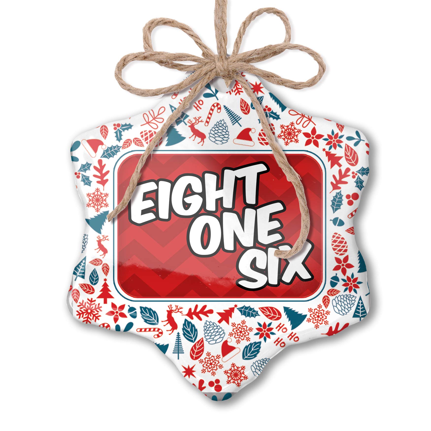 Kansas City MO Christmas Ornament - Red White & Blue Holiday Decor for Tree & Home | Festive Xmas Gift Idea