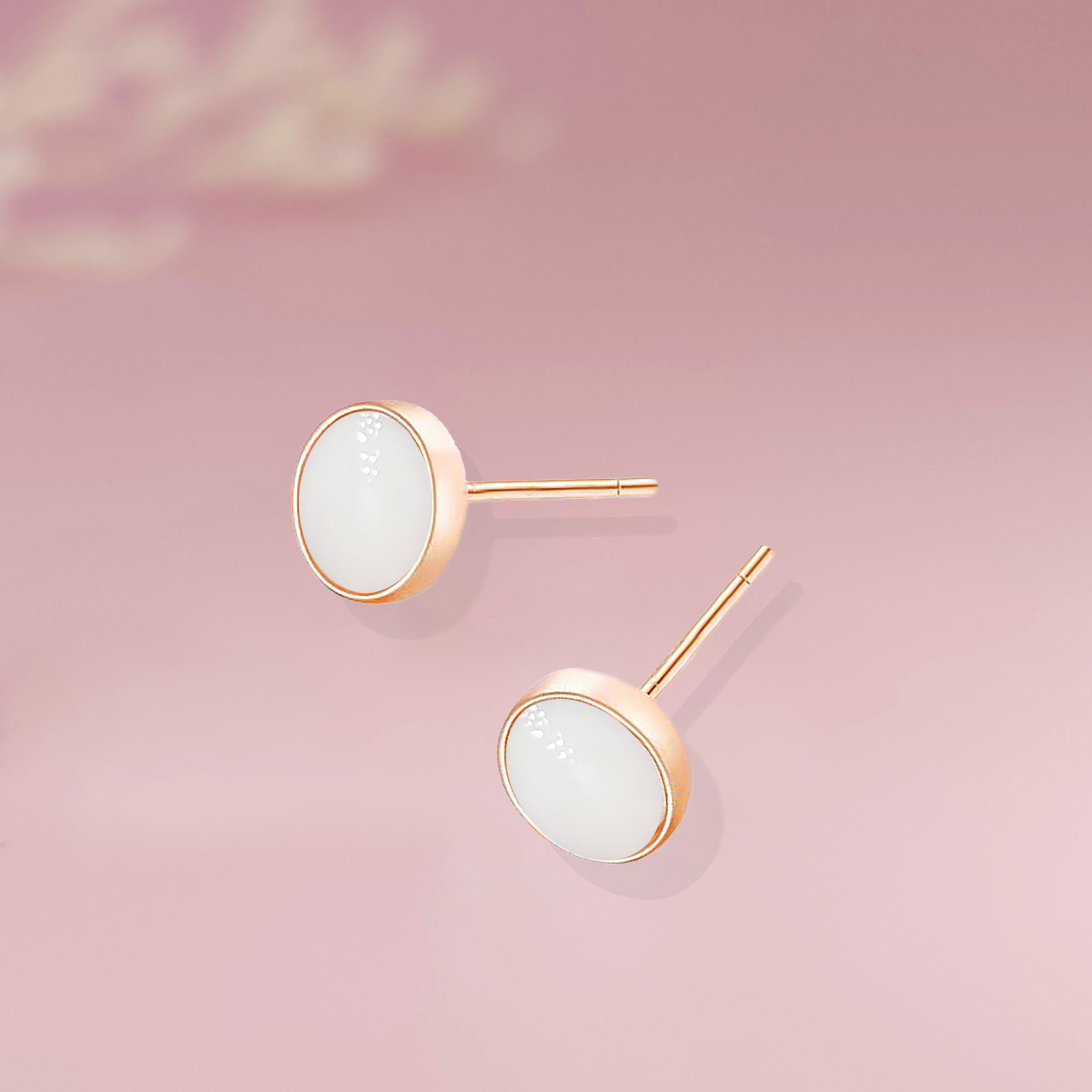 Minimal Pearl Breastmilk Earrings - Elegant Dainty Jewelry for Nursing Moms, Perfect for Everyday Wear & Special Occasions