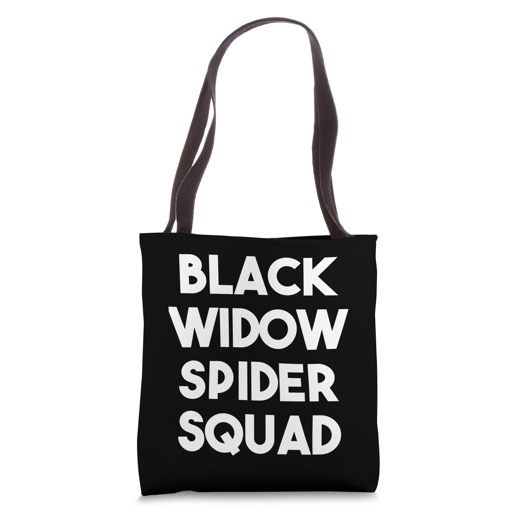 Black Widow Spider Squad Tote Bag - Funny Spider Lover Gift for Women & Men - Perfect for Halloween, Cosplay & Comic Con Events