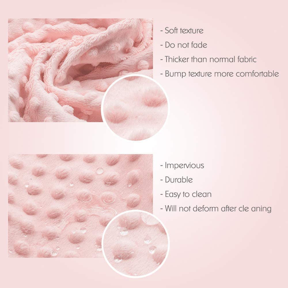 Soft Minky Dot Baby Changing Pad Cover - Ultra Comfortable & Safe for Newborns - Fits 32