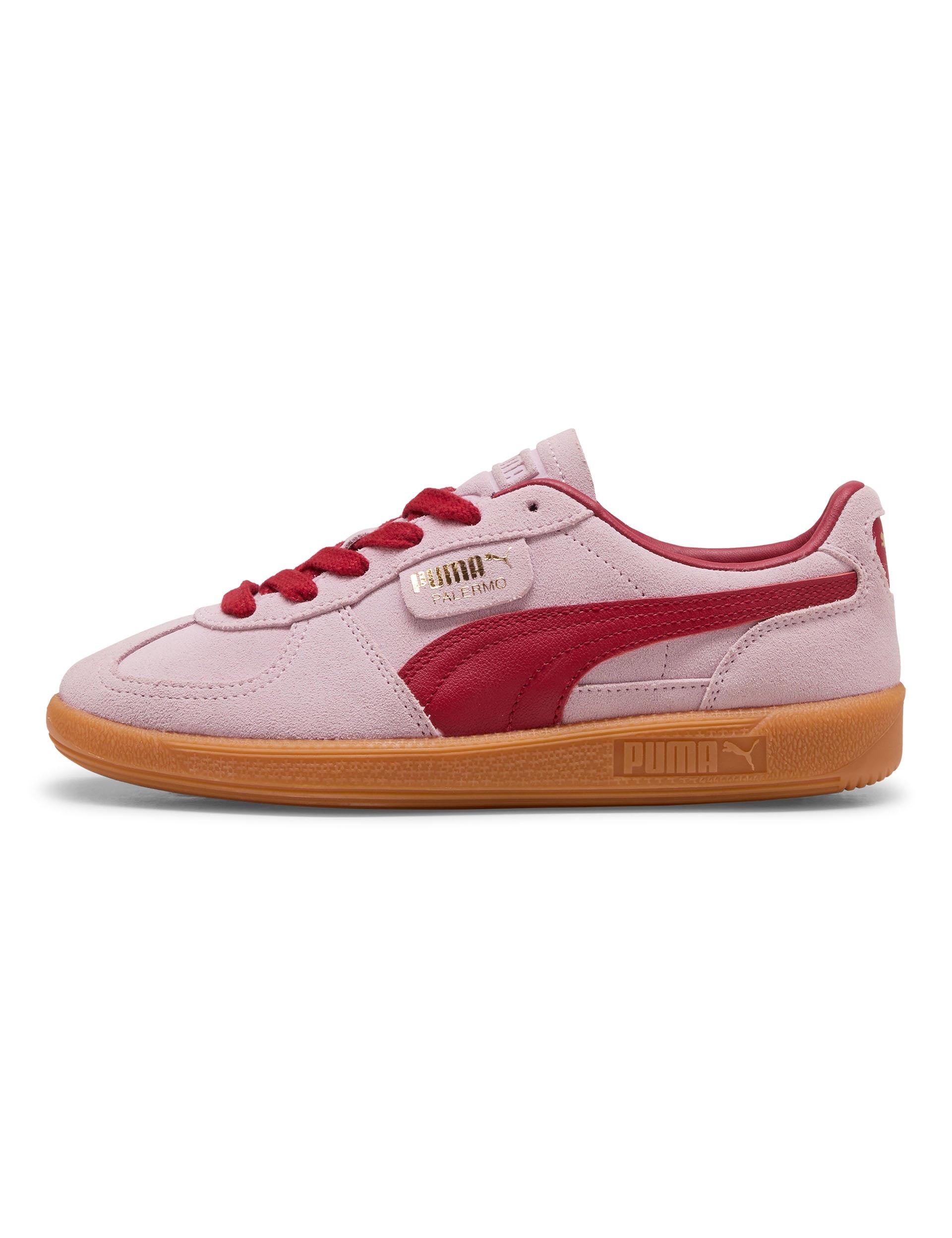 Palermo Sneakers for Women - Rose Mauve & Dark Crimson Casual Shoes | Comfortable Walking Sneakers for Everyday Wear, Work & Travel