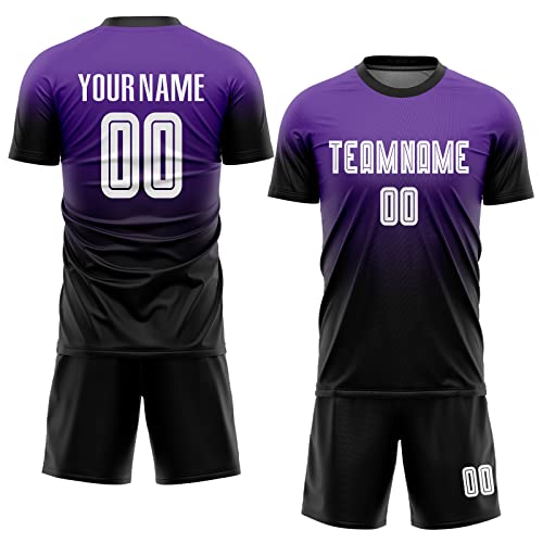 Gradient Purple-black-white