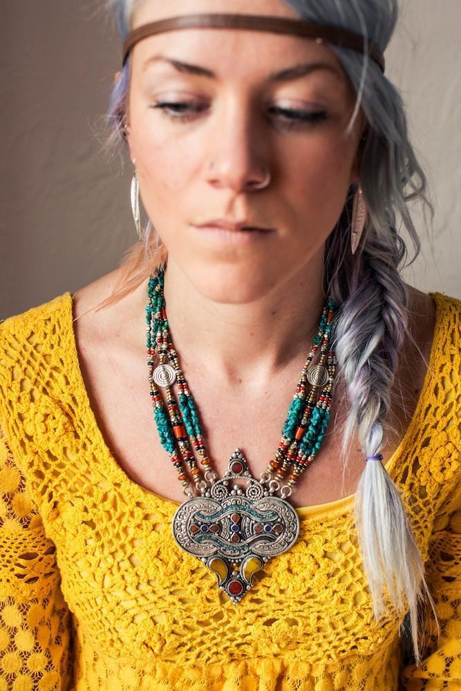 Unique Handmade Tibetan Necklace - Authentic Spiritual Jewelry for Meditation, Yoga & Boho Fashion | Perfect Gift for Women