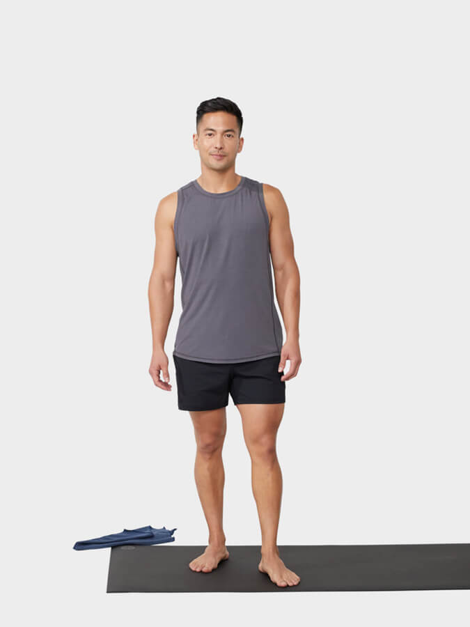Manduka Anywhere Men's Yoga Shorts - Breathable Quick-Dry Workout Shorts for Yoga, Gym & Running - Perfect for Active Lifestyles & Outdoor Fitness