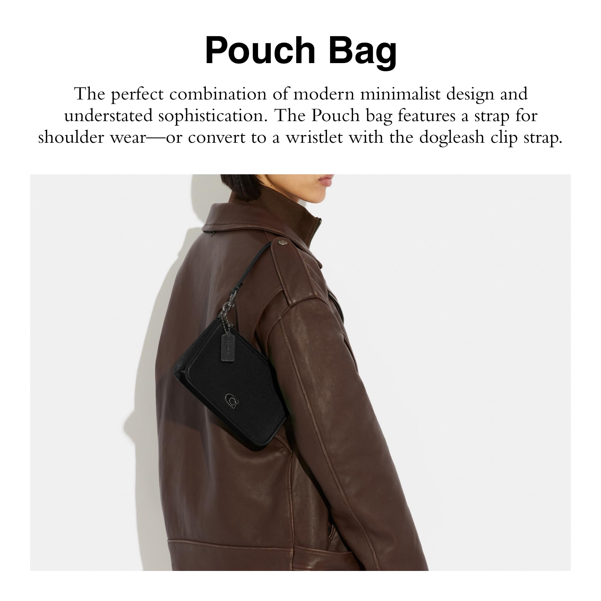 Coach Unisex Crossbody Pouch Bag - Stylish & Compact for Everyday Essentials | Perfect for Travel, Work & Casual Outings