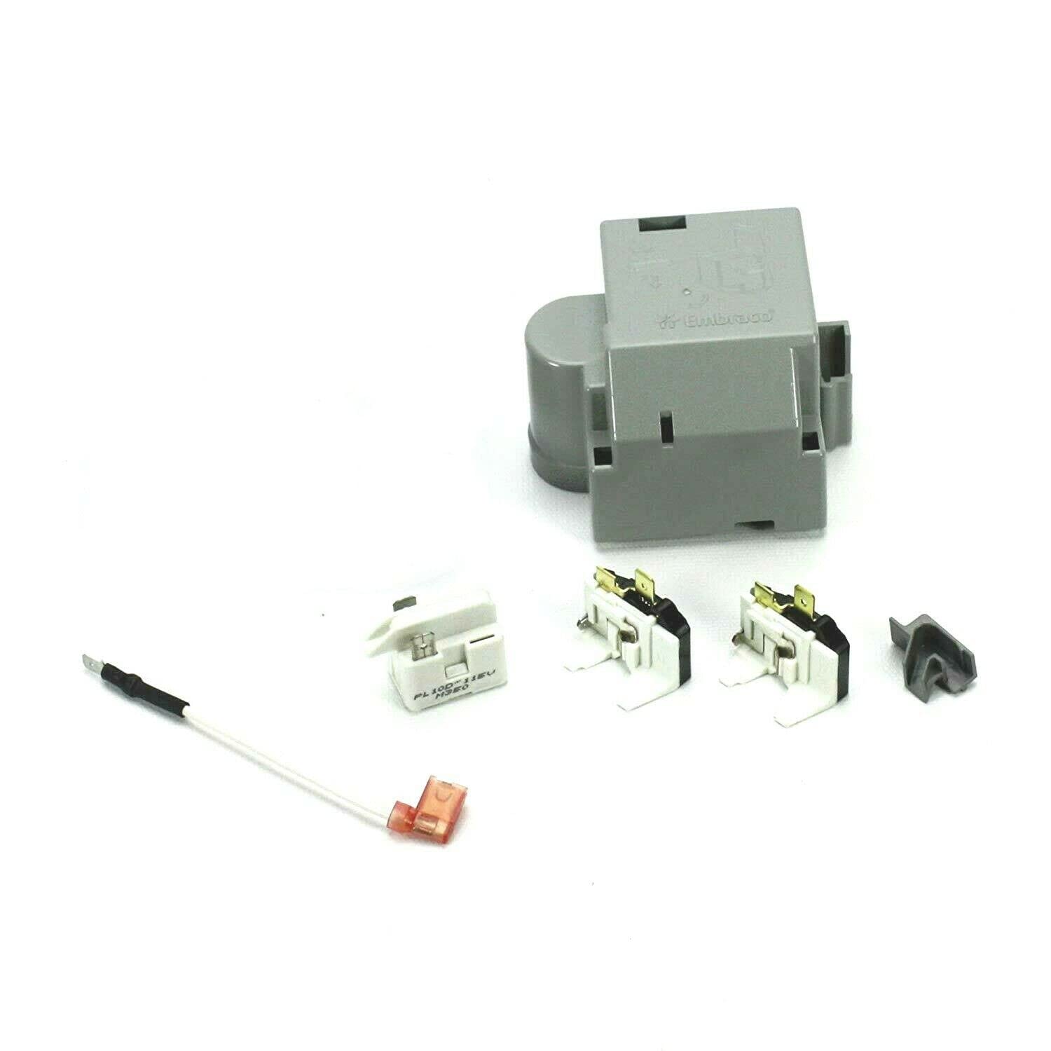 Sanyasi 8201799 Refrigerator Compressor Start Relay Kit - Compatible with Whirlpool AP3873993 PS991485 - Perfect for Refrigerator Repair & Maintenance