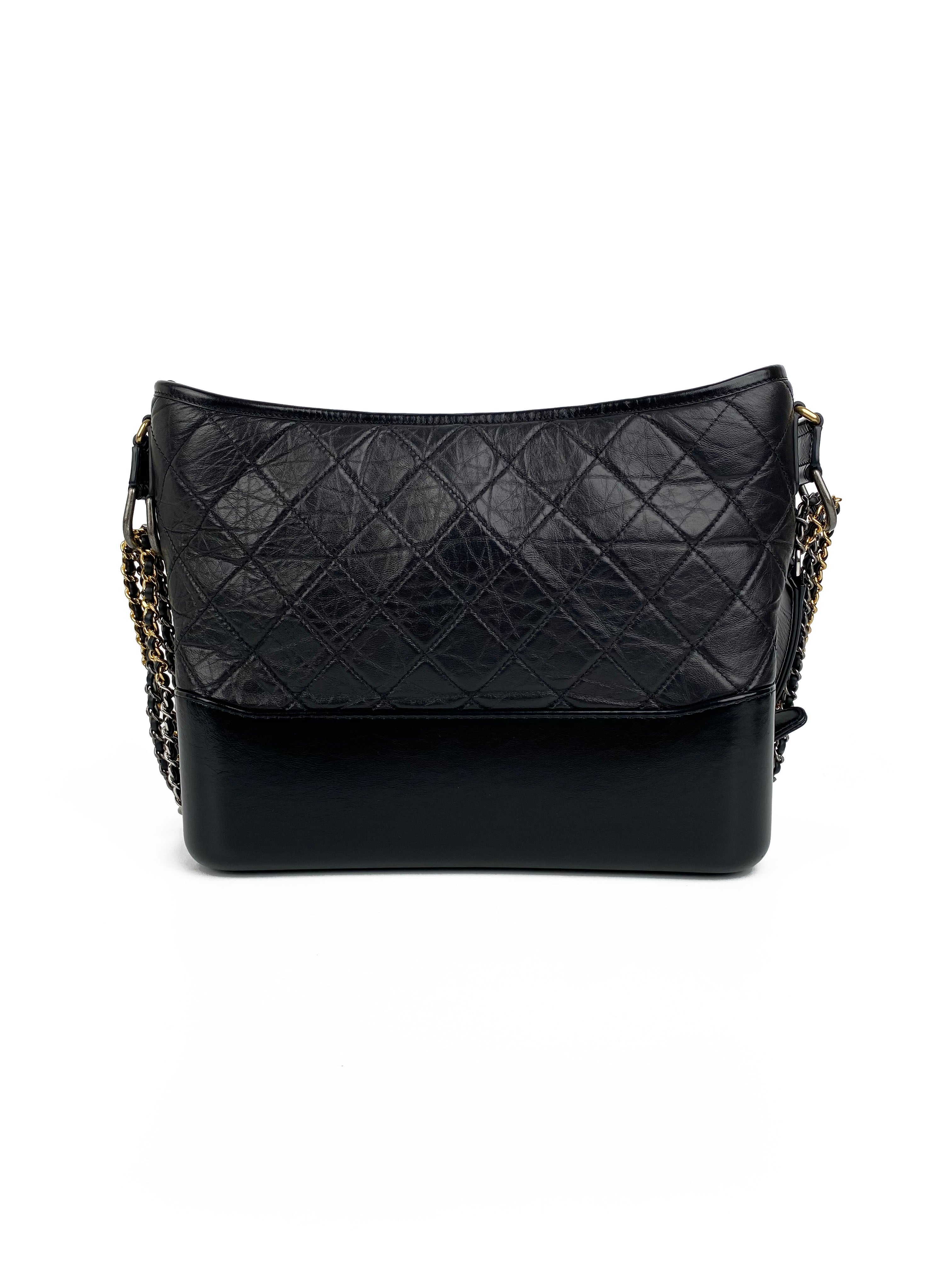 Chanel Medium Black Gabrielle Bag - Luxury Designer Handbag for Women | Perfect for Work, Evening Events & Everyday Use