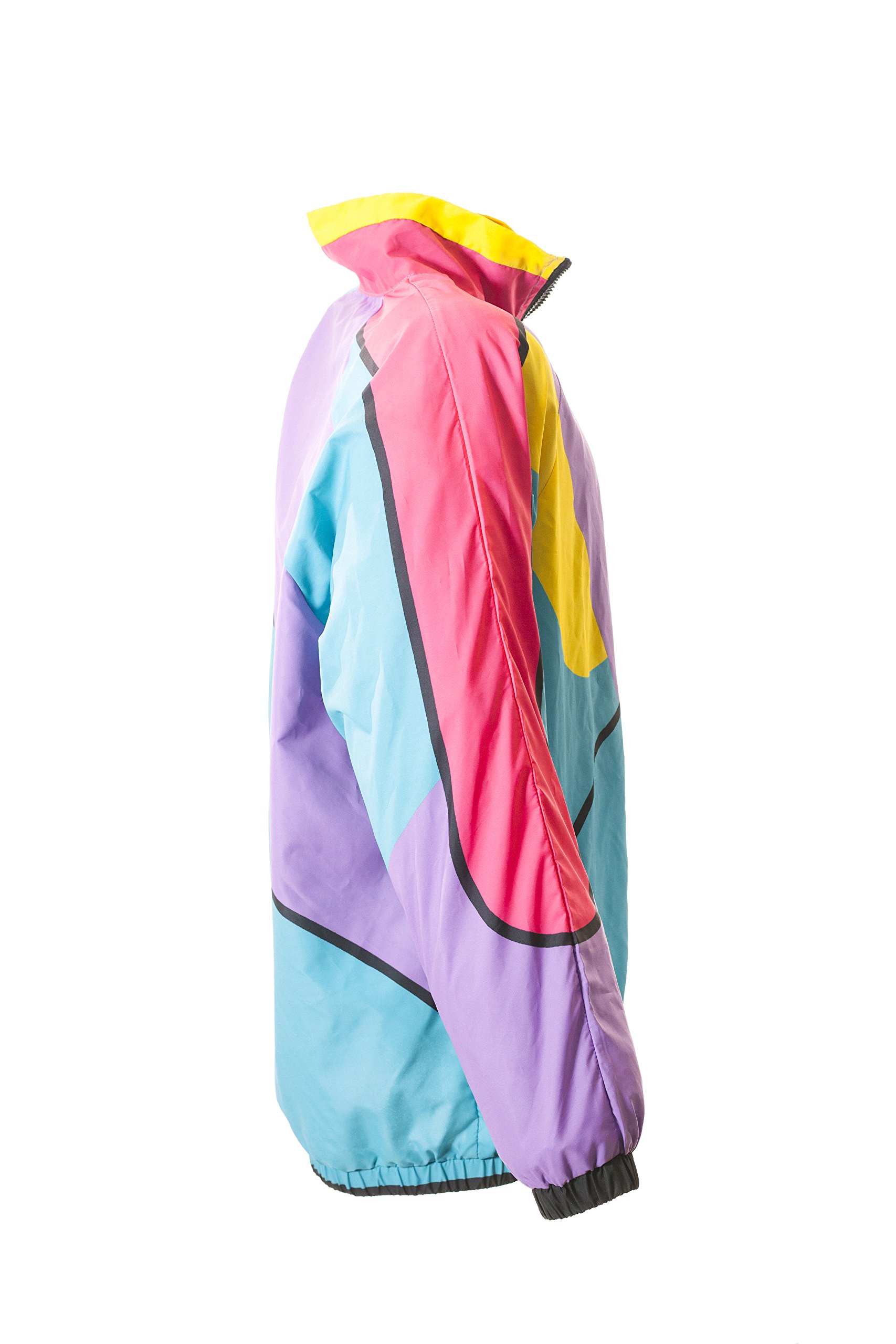 Vintage 80s & 90s Retro Windbreaker Jacket - Funny Guy Mugs Collection | Trendy Throwback Outerwear for Men & Women | Perfect for Casual Wear, Costume Parties & Retro Fashion Enthusiasts