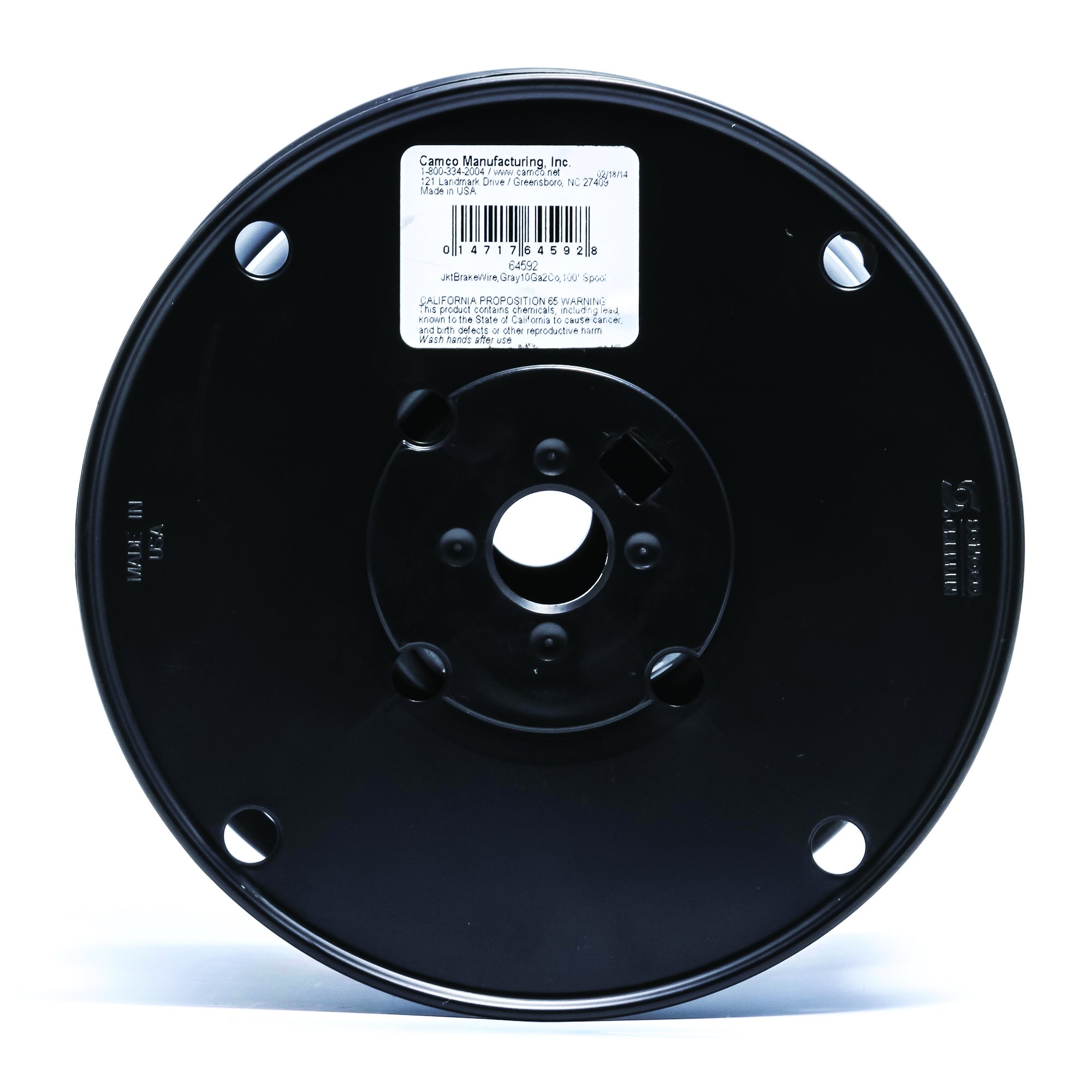 EAZ LIFT 12 Gauge Jacketed Grey Brake Wire - 100ft (64587) | Durable Trailer Brake Cable for Safe Towing & Heavy-Duty Applications