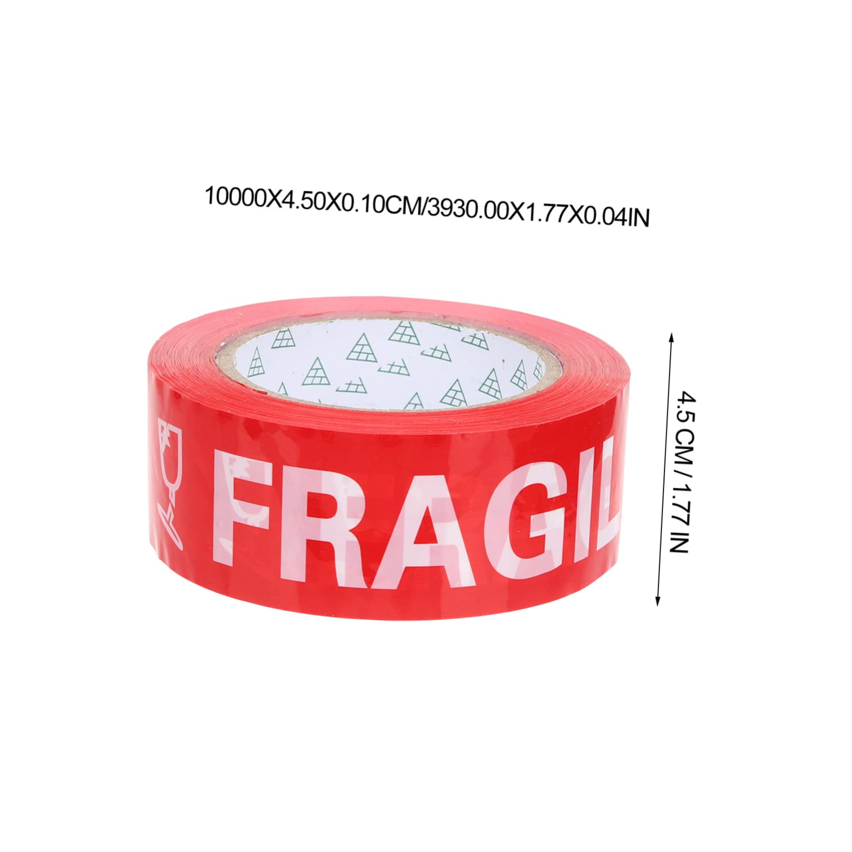 Fragile Warning Packaging Tape - Heavy Duty Sealing Tape with Fragile Labels for Shipping Boxes | Secure & Durable Packing Tape for Moving, Storage & Careful Handling