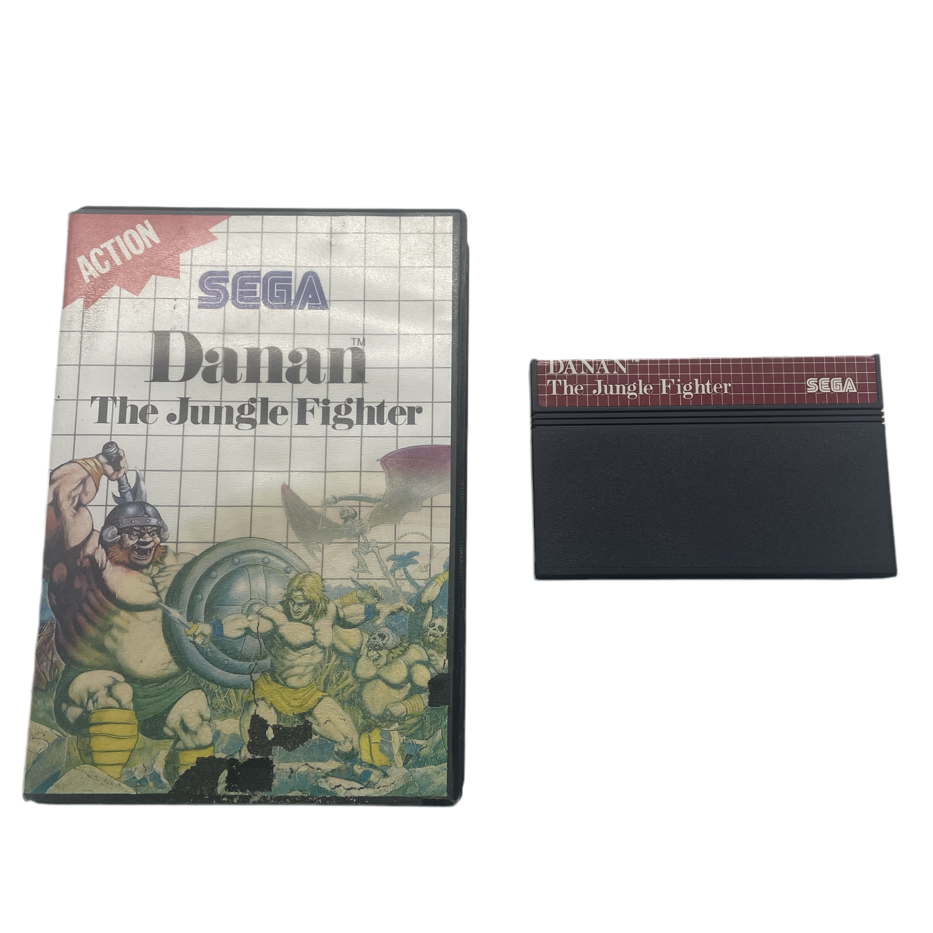Danan The Jungle Fighter Sega Master System Game PAL - Retro Gaming Collectible for Sega Master System Enthusiasts - Perfect for Vintage Gaming Nights and Collector's Display