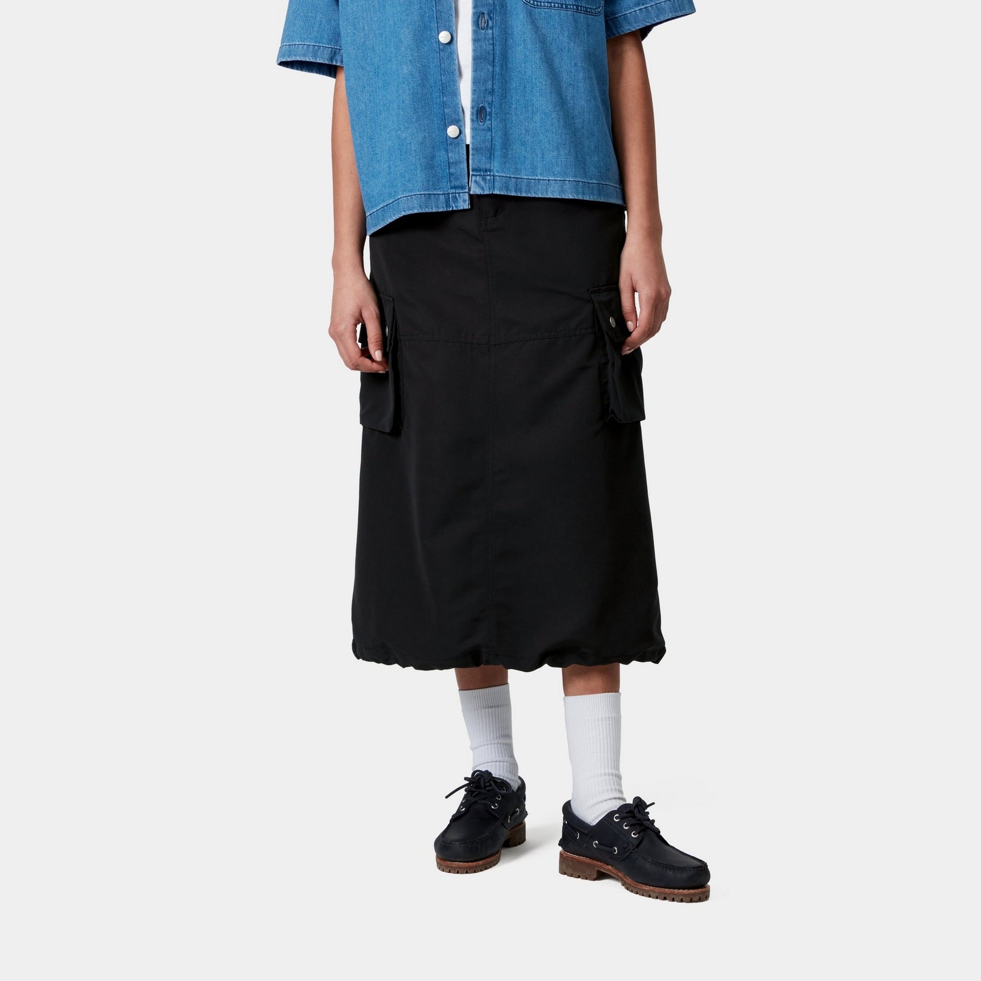 Irwin Skirt for Women - Classic Black Midi Skirt | Elegant & Comfortable Stretch Fabric | Perfect for Office, Casual Wear & Date Nights