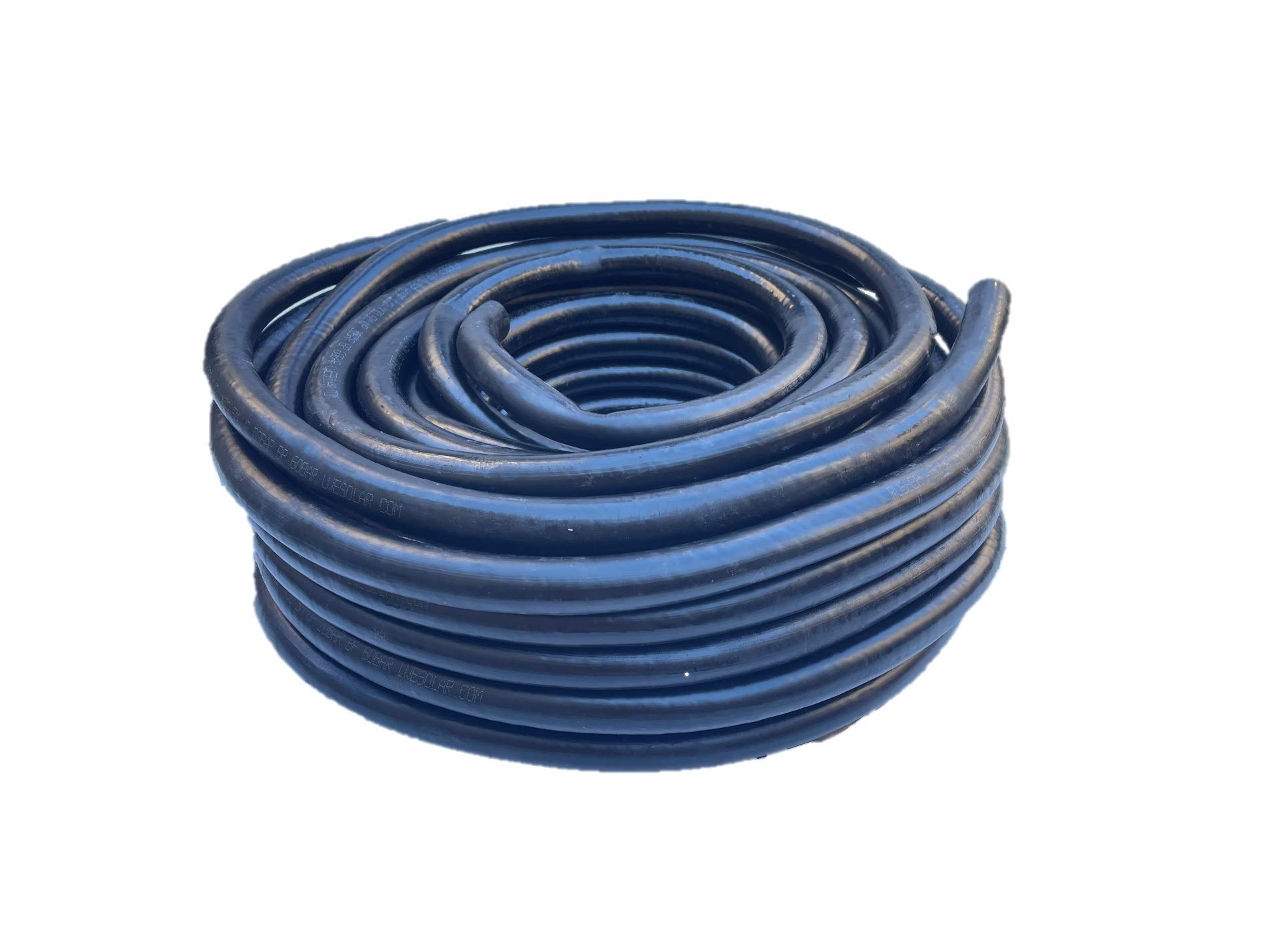 1/2 Inch ID Self Sinking Weighted Air Hose - 100 Feet SBR Rubber Durable Water Hose for Scuba Diving, Aquariums & Pond Aeration - Heavy Duty Underwater Air Supply Tube