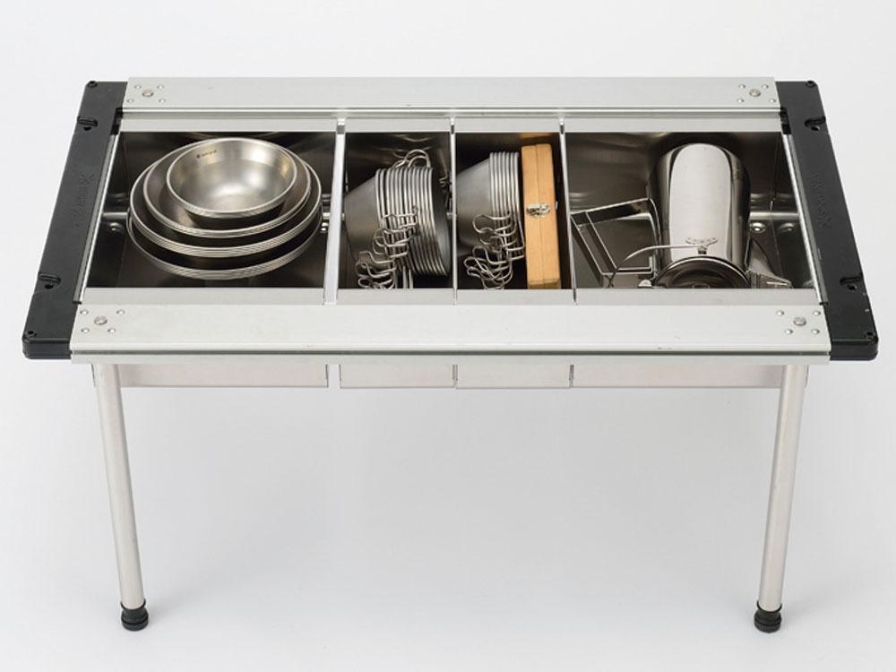 Premium Stainless Steel Half Unit Storage Box - Durable & Compact Organizer for Home, Office, or Workshop Use