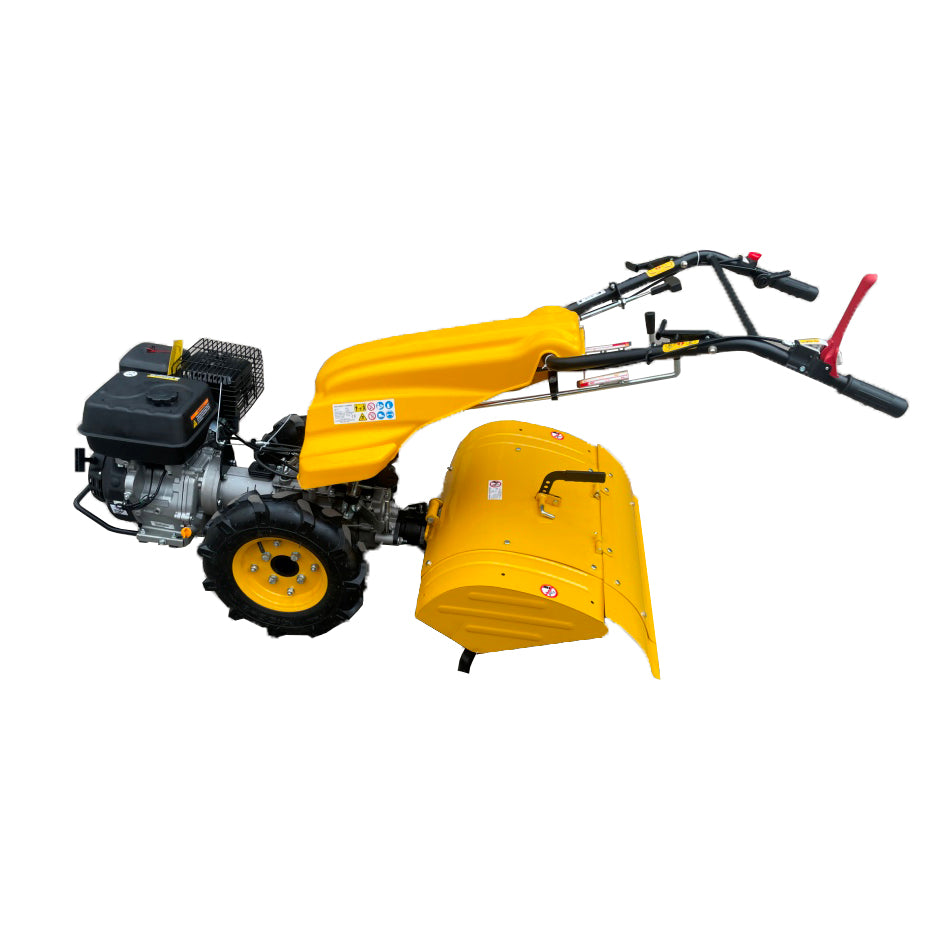 Best Walking Tractor with Rotary Tiller Attachment - Heavy Duty Garden Tiller for Farming & Landscaping | Perfect for Small Farms, Vineyards & Organic Gardening