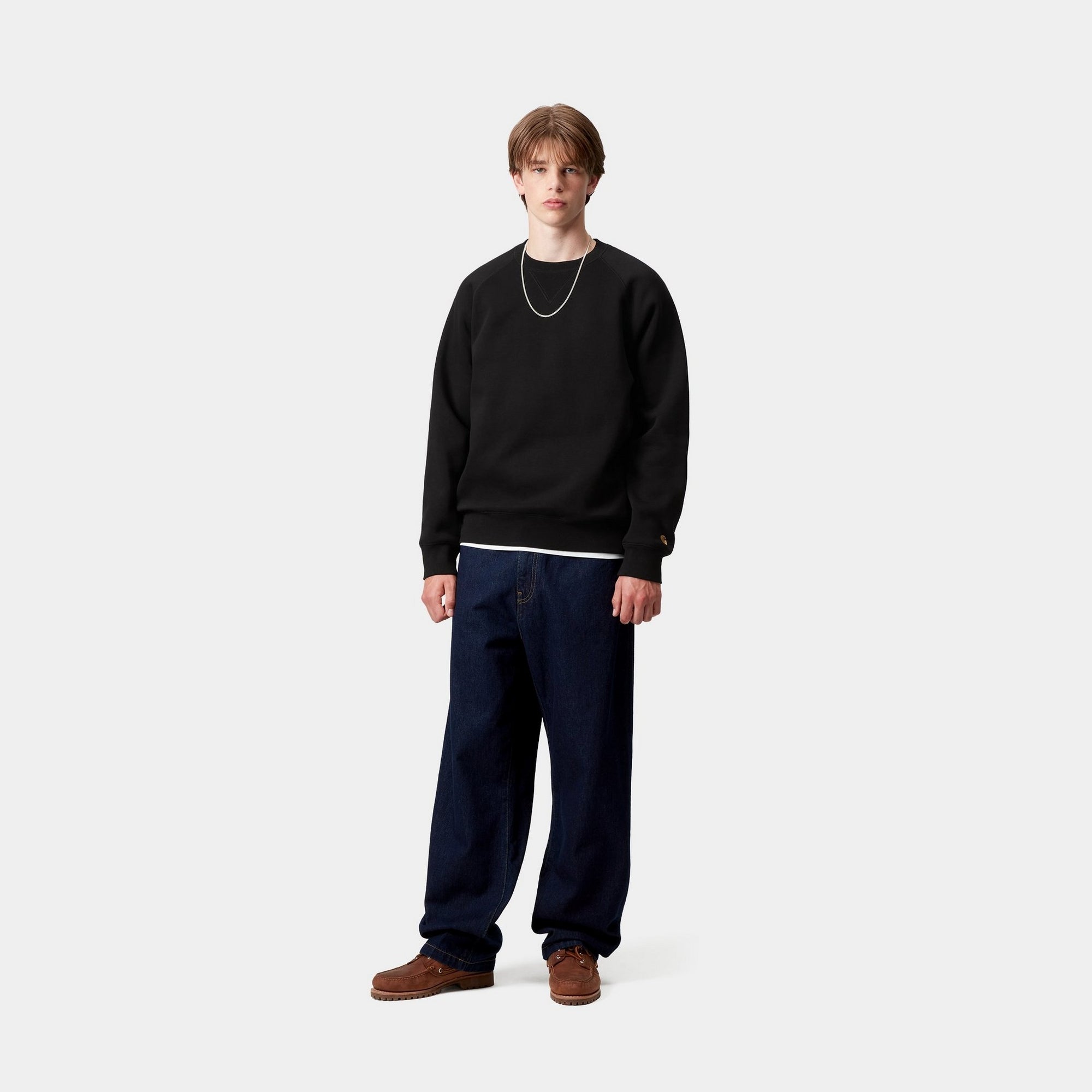 Chase Sweatshirt for Men & Women | Soft Cotton Pullover Hoodie in Black | Perfect for Casual Wear, Gym & Street Style