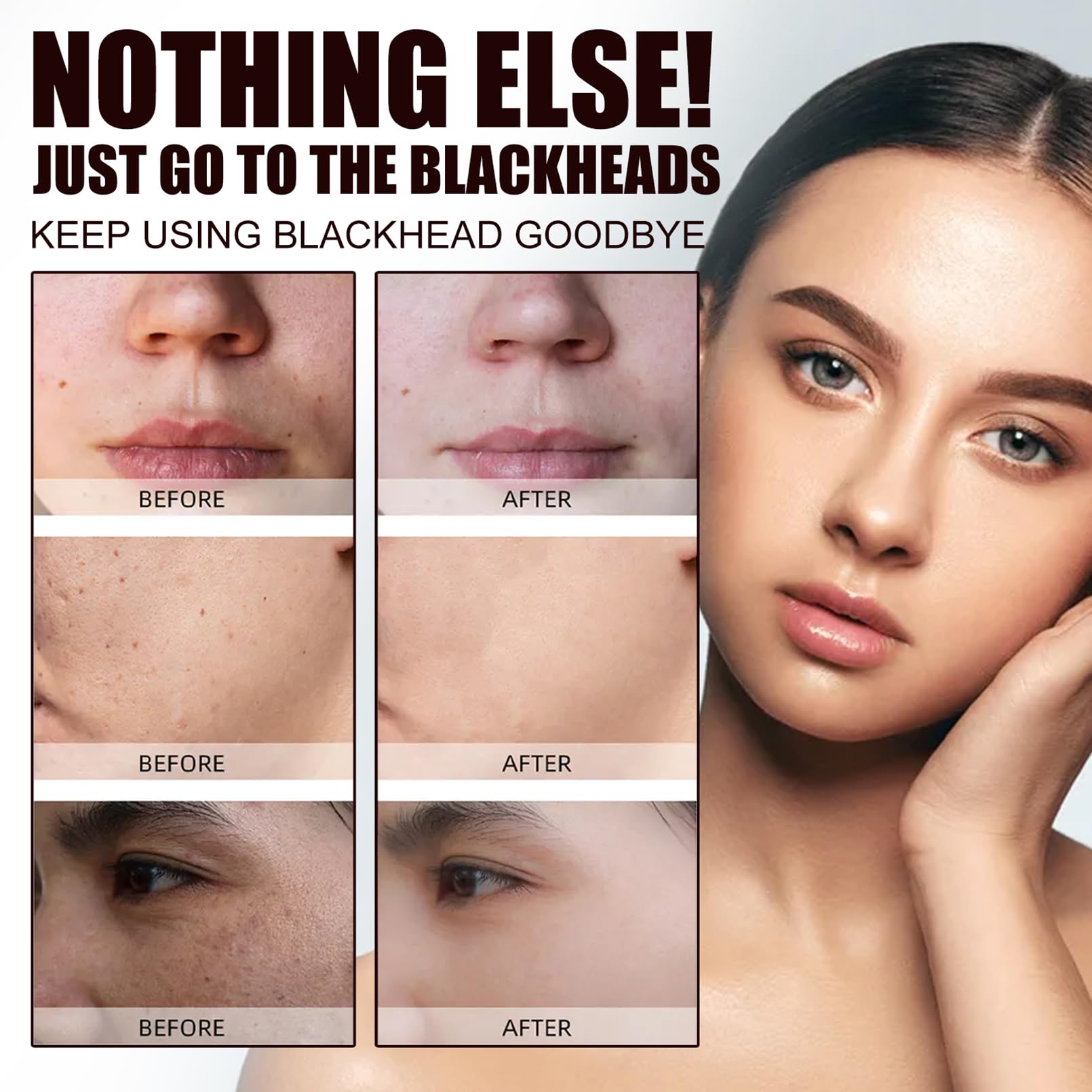 Lisade Black Tea Peel Off Face Mask - Black Tea Extract Skincare, Deep Cleansing & Firming for Blackhead Removal - Perfect for Detox & Glowing Skin at Home Spa