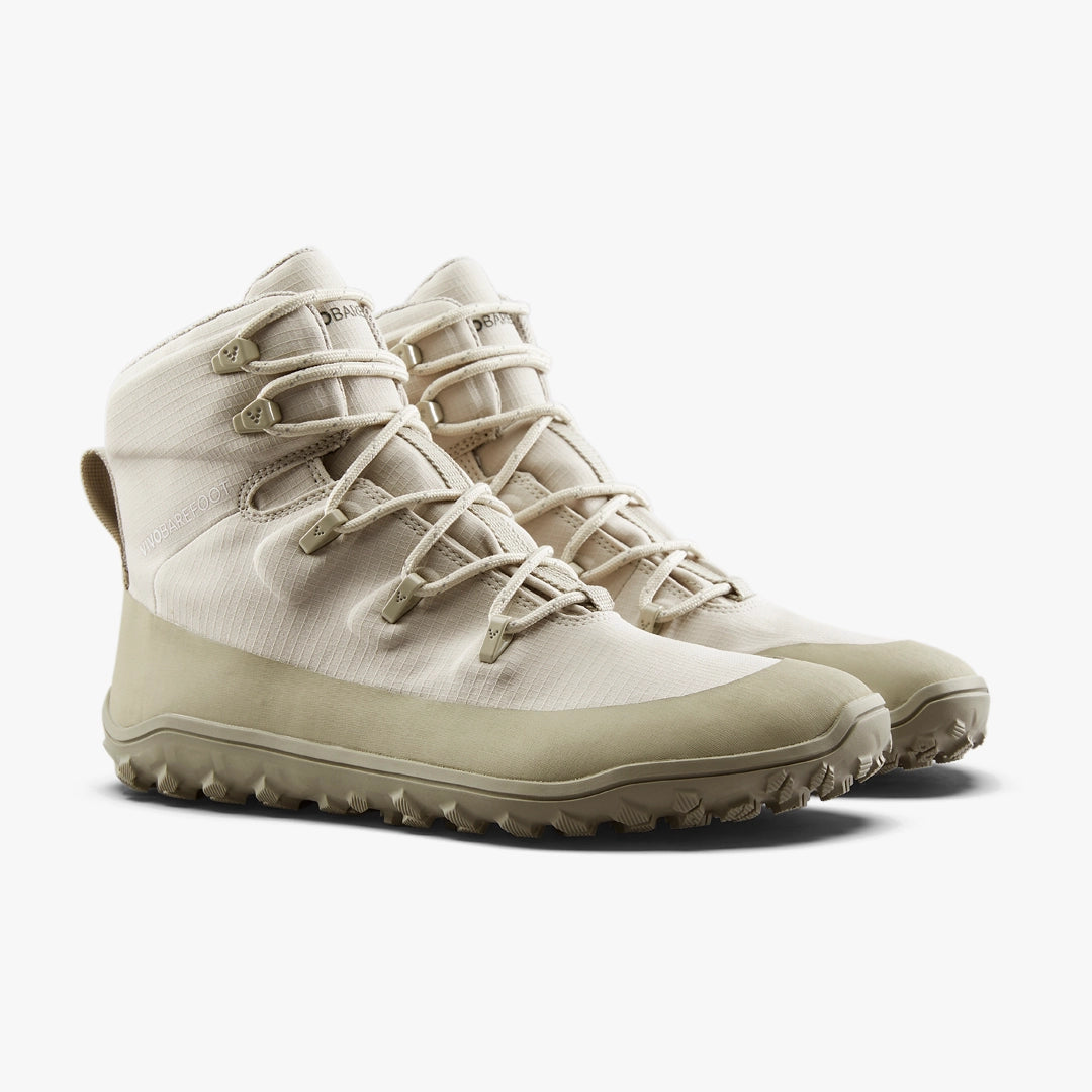 Vivobarefoot Men's Tracker Textile All-Terrain Hiking Boots - Lightweight Barefoot Shoes for Outdoor Adventures, Trail Running & Camping