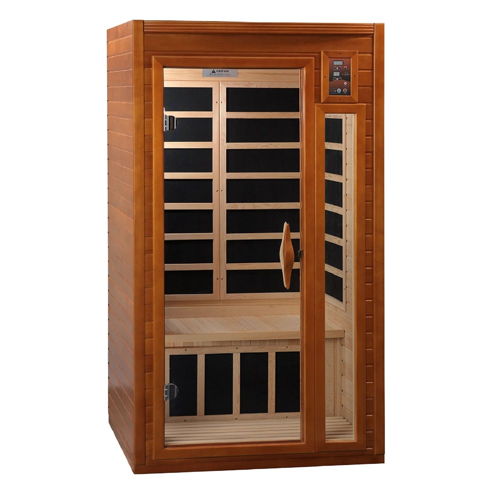 Dynamic Barcelona Elite 1-2 Person Ultra Low EMF Far Infrared Sauna for Home Spa Therapy - DYN-6106-01 Elite Model - Perfect for Relaxation, Detox & Pain Relief