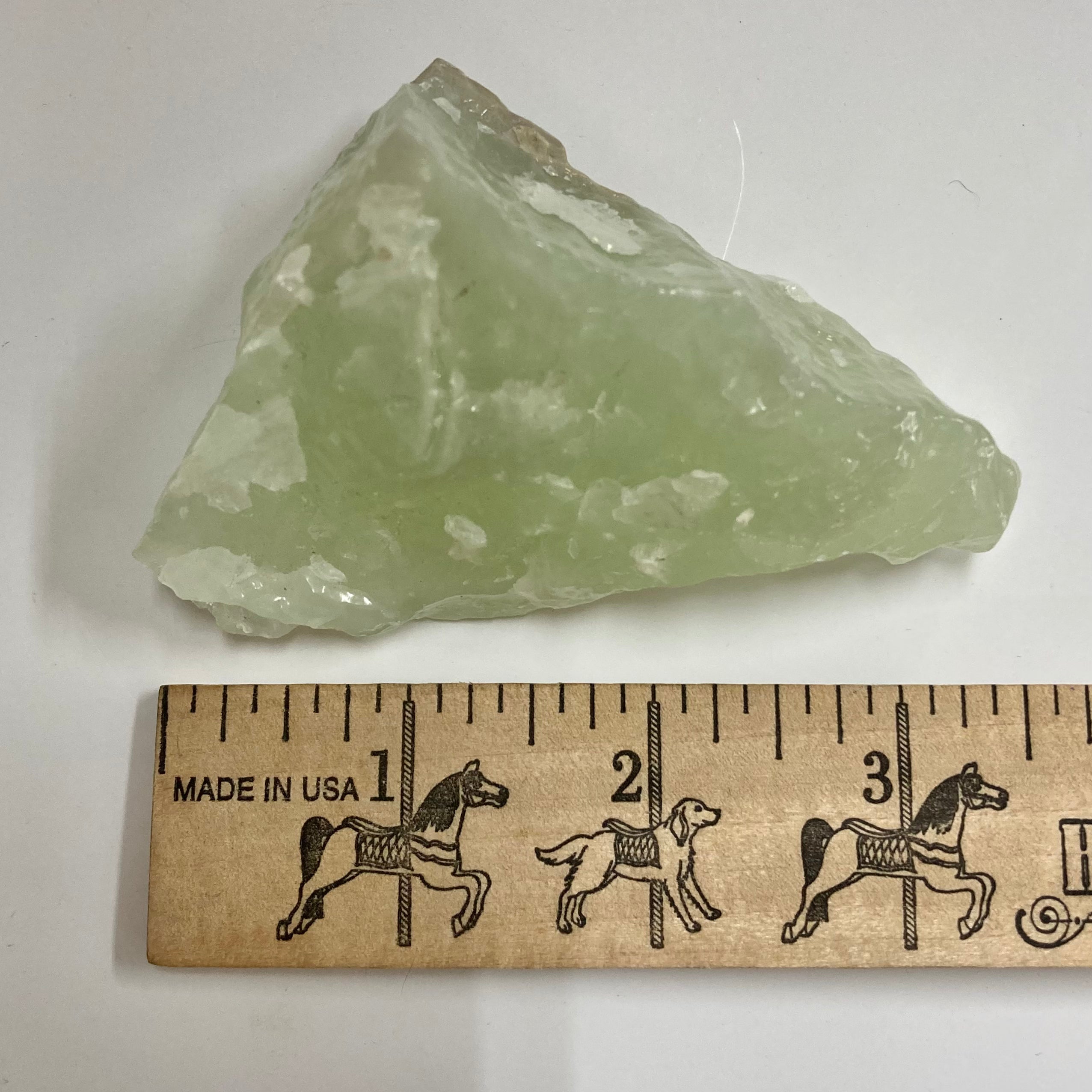 Natural Raw Green Calcite Crystal Stone - Healing Crystal for Meditation, Energy Cleansing & Home Decor - Perfect for Spiritual Healing, Chakra Balancing & Crystal Collection