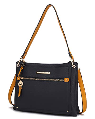 Navy-mustard