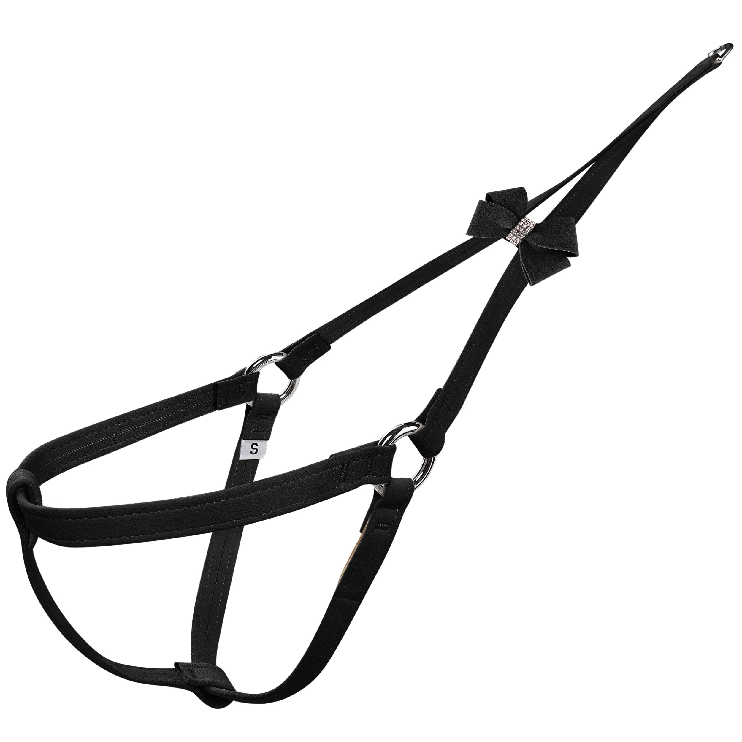 Step N Go Dog Harness with Bow - Adjustable Pet Harness for Small & Medium Dogs - Perfect for Walking, Training & Outdoor Adventures