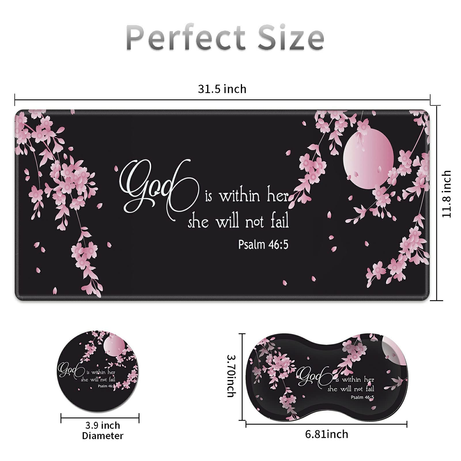 Premium Office Desk Mat Set - 31.5