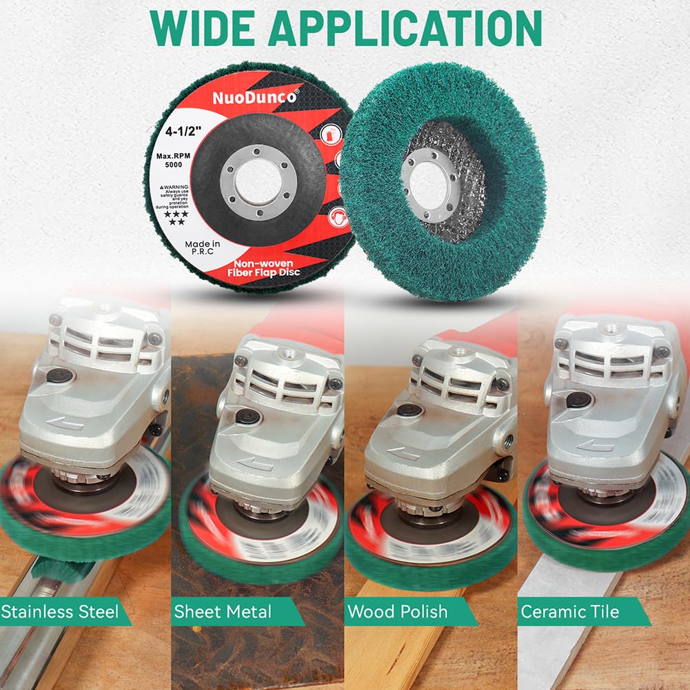 10Pcs 180 Grit Flap Discs for Angle Grinder - 4.5 Inch Coarse Sanding Discs, Paint & Rust Remover, Metal Polishing Wheel - Perfect for Metalworking, Wood Sanding & Surface Preparation
