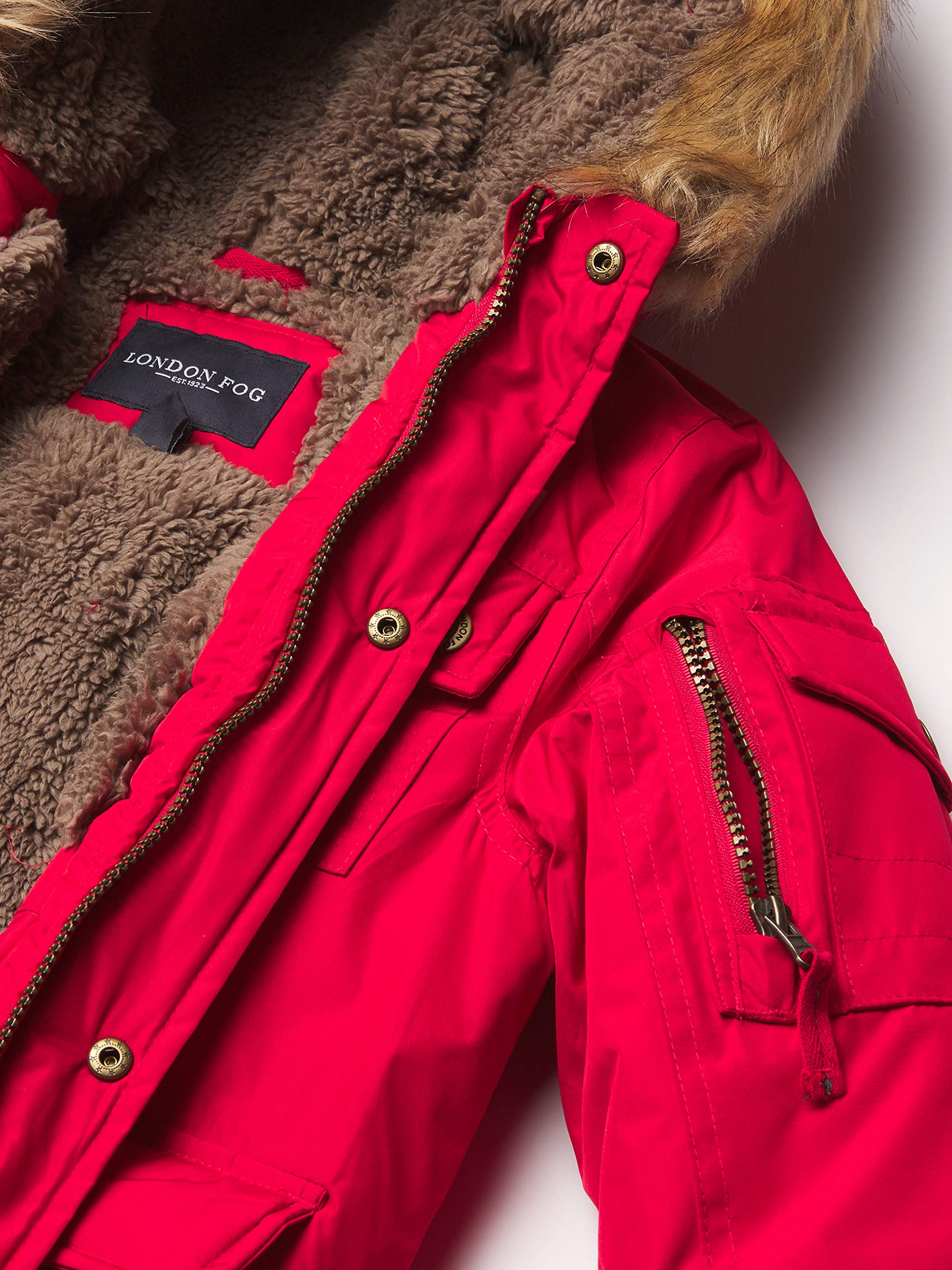 London Fog Boys' Winter Parka - Warm Hooded Coat for Cold Weather