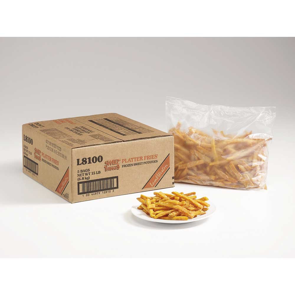 Lamb Weston Sweet Potato Fries Snack, 2.5 Pound (6 Pack) – Crispy Gluten-Free Frozen Sweet Potato Fries for Air Fryer, Oven, or Deep Frying – Perfect for Parties, Appetizers, and Family Meals