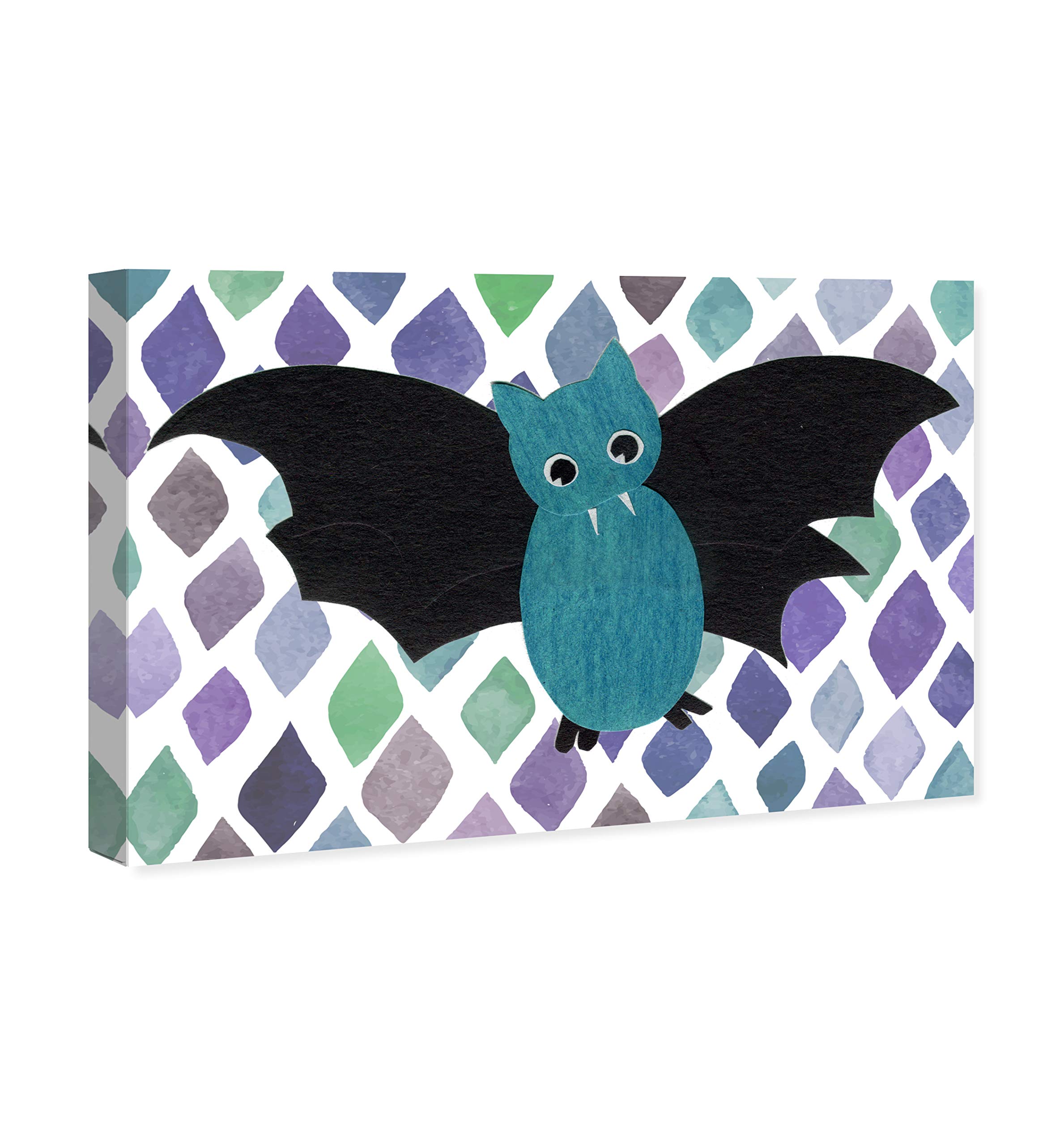 V for Vampire Bat Wall Art Canvas Print - 36