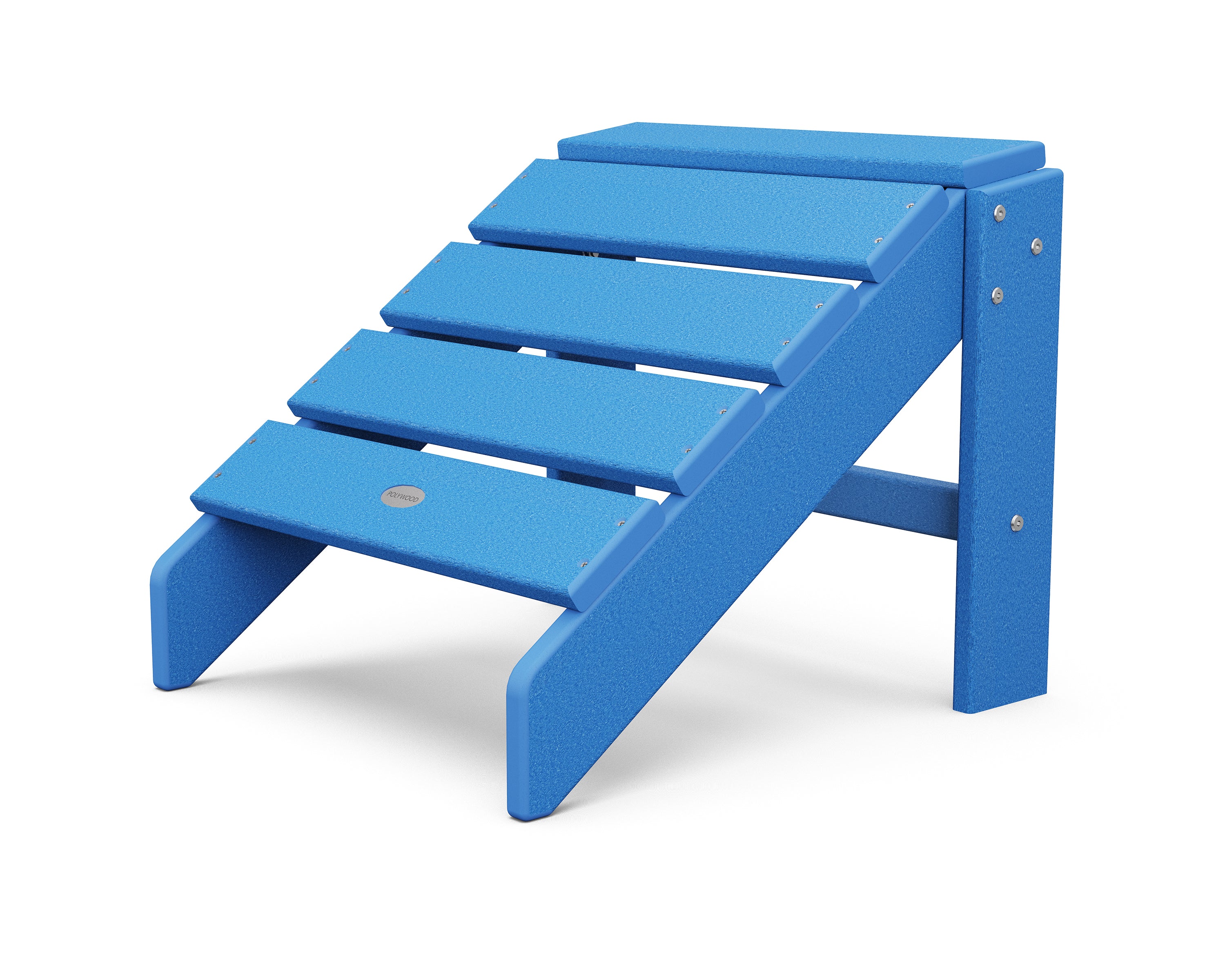 POLYWOOD South Beach Outdoor Ottoman - Weather-Resistant Patio Furniture for Poolside, Deck, or Garden Relaxation