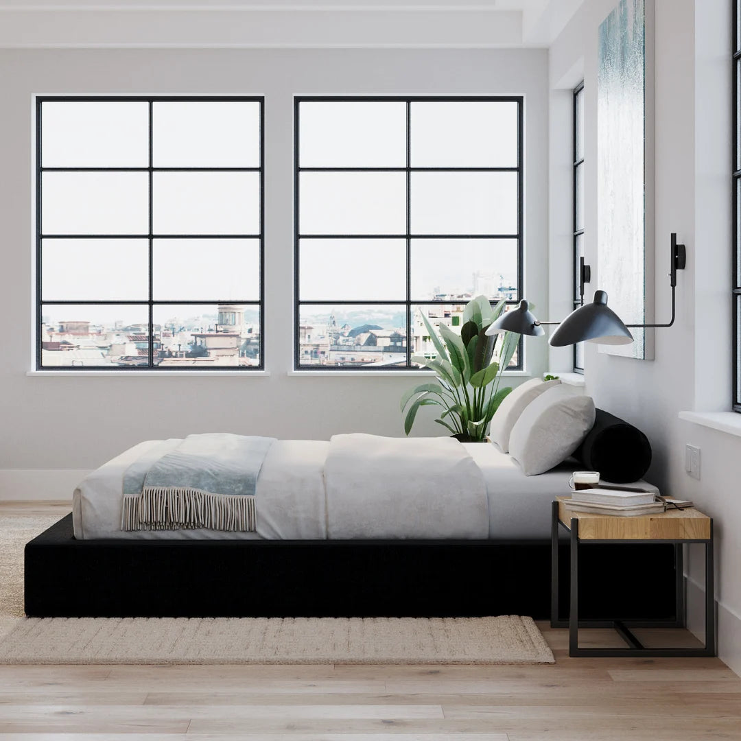 Onyx Ultra Bed Frame - Heavy Duty Metal Platform Bed with Noise-Free Support - Perfect for Modern Bedrooms & Guest Rooms