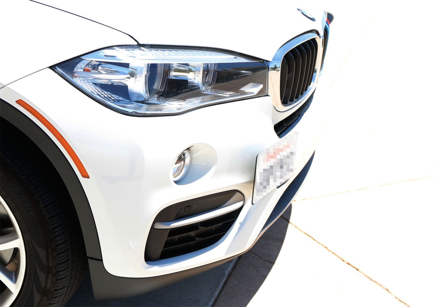 BMW X1 X3 X4 X5 X6 Front Bumper Tow Hook License Plate Bracket Mount Holder - Durable & Easy Installation for Off-Road & Street Legal Compliance